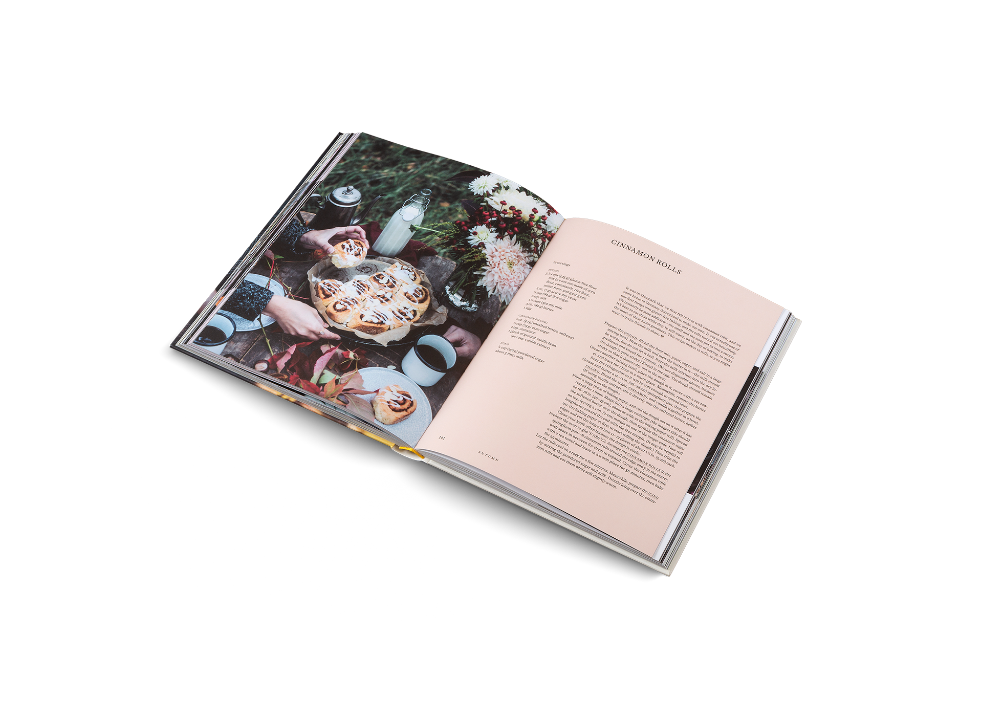 It was in Denmark that Nora Eisermann and Laura Muthesius from Our Food Stories first fell in love with cinnamon rolls, and they came home to Germany determined to make their own vegan ones. It was actually one of their first forays into gluten-free baking, and the rolls turned out beautifully. They instantly became addicted—the smell and the taste put us into a swoon. It’s best to eat them while they’re still warm, on the day of baking, to make the most of their moist goodness.