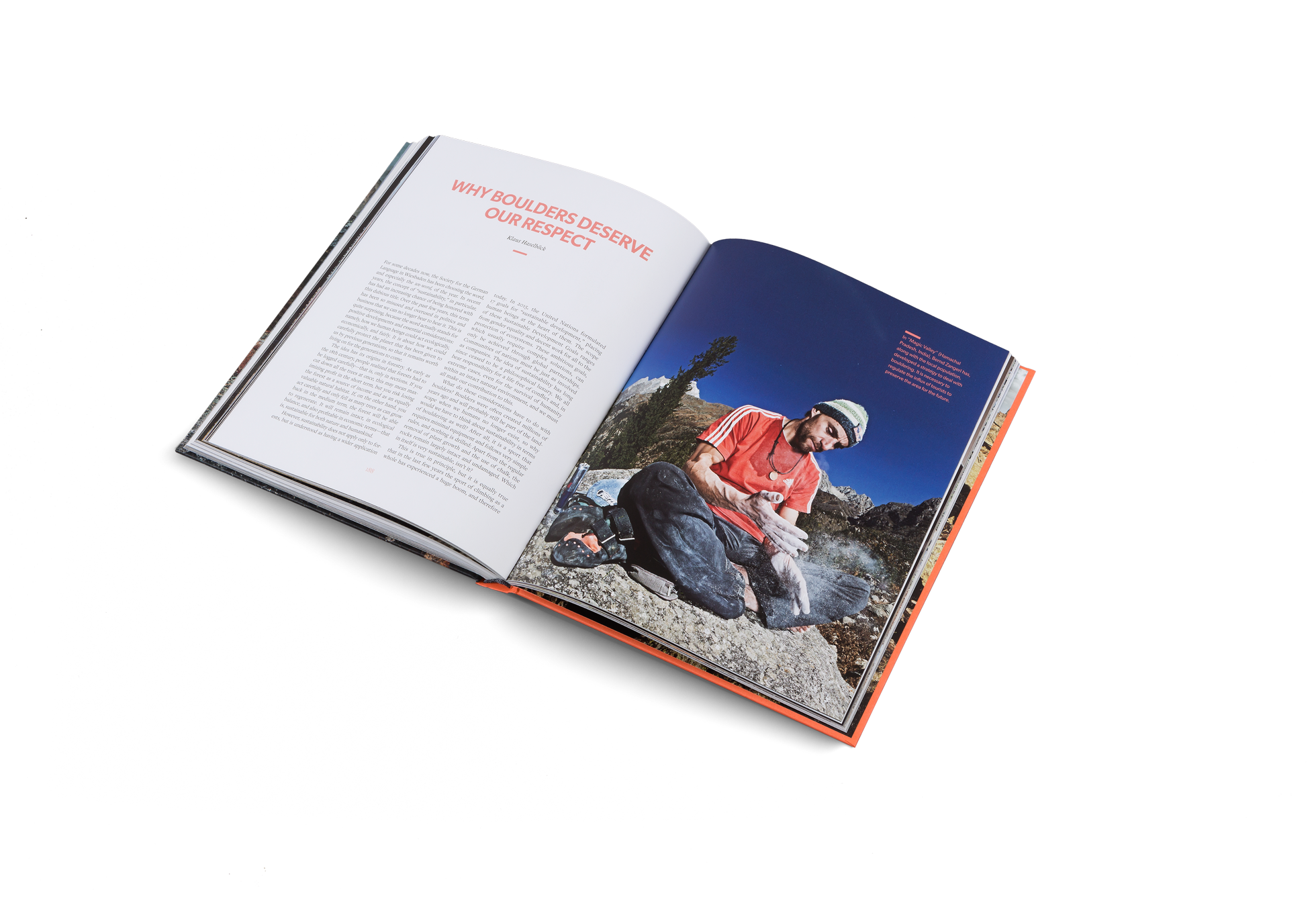 Discover in Bouldering by gestalten why boulders deserve our respect.