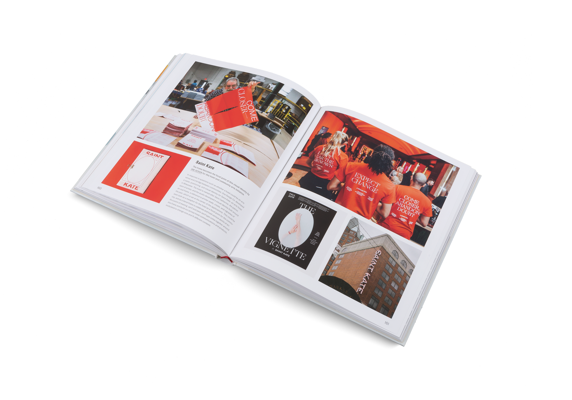 The frame becomes the focal point of this visual identity by ONE DESIGN for this hotel and community arts initiative. More examples in Brand New Brands by gestalten.