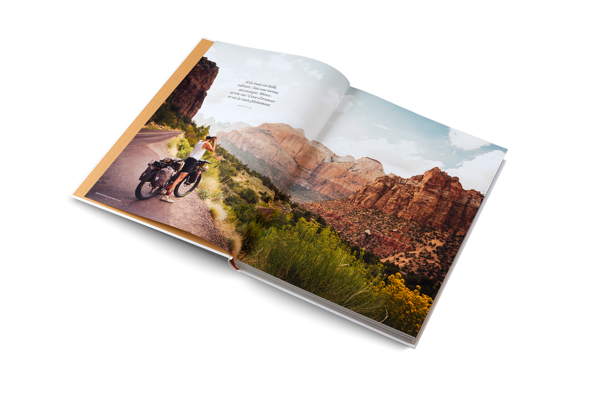 Martijn Doolaard durant son aventure de Vancouver à la Patagonie qu'il raconte dans Deux ans à vélo, un livre publié par gestalten.