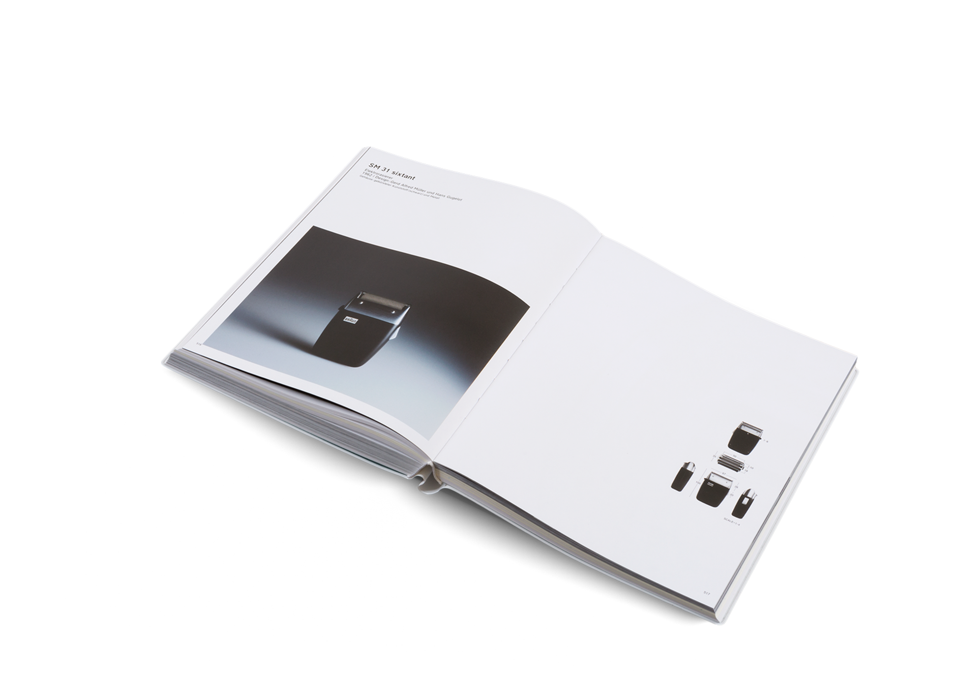 Braun SM 31 sixtant is an electric shaver designed by Dieter Rams. It is featured in Less and More: The Design Ethos of Dieter Rams by gestalten