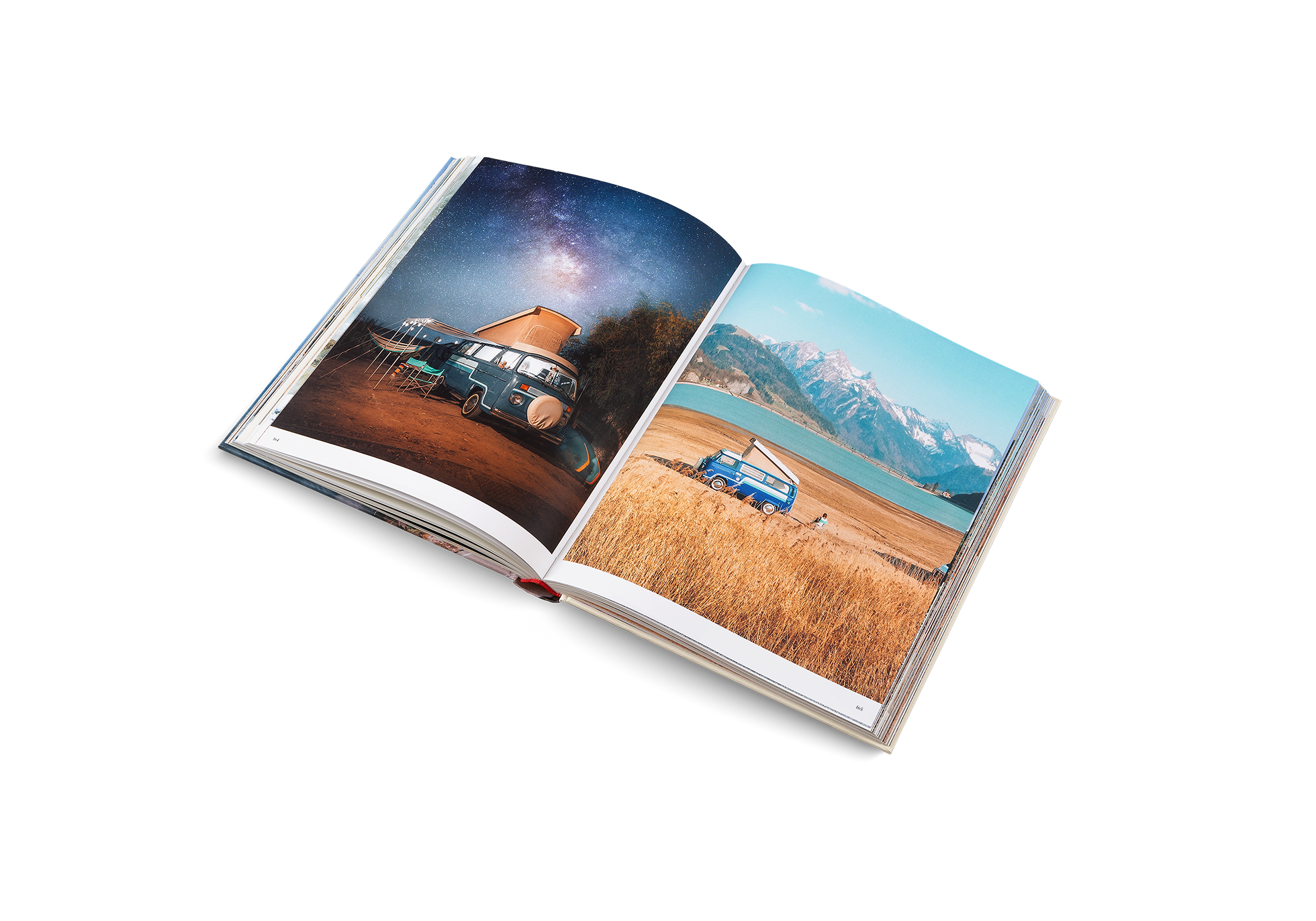 Deux photos de van dans La vie nomade par gestalten.