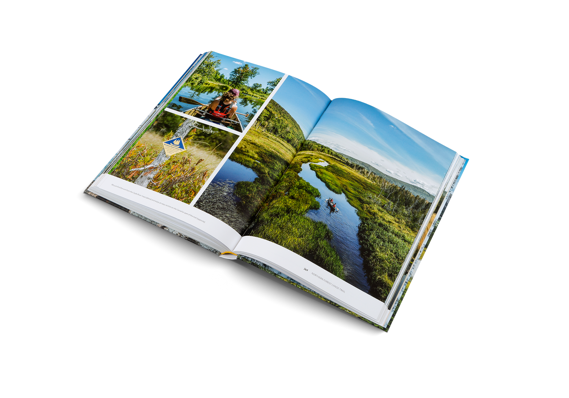 Zoë Agasi and Olivier van Herck on a canoe adventure.