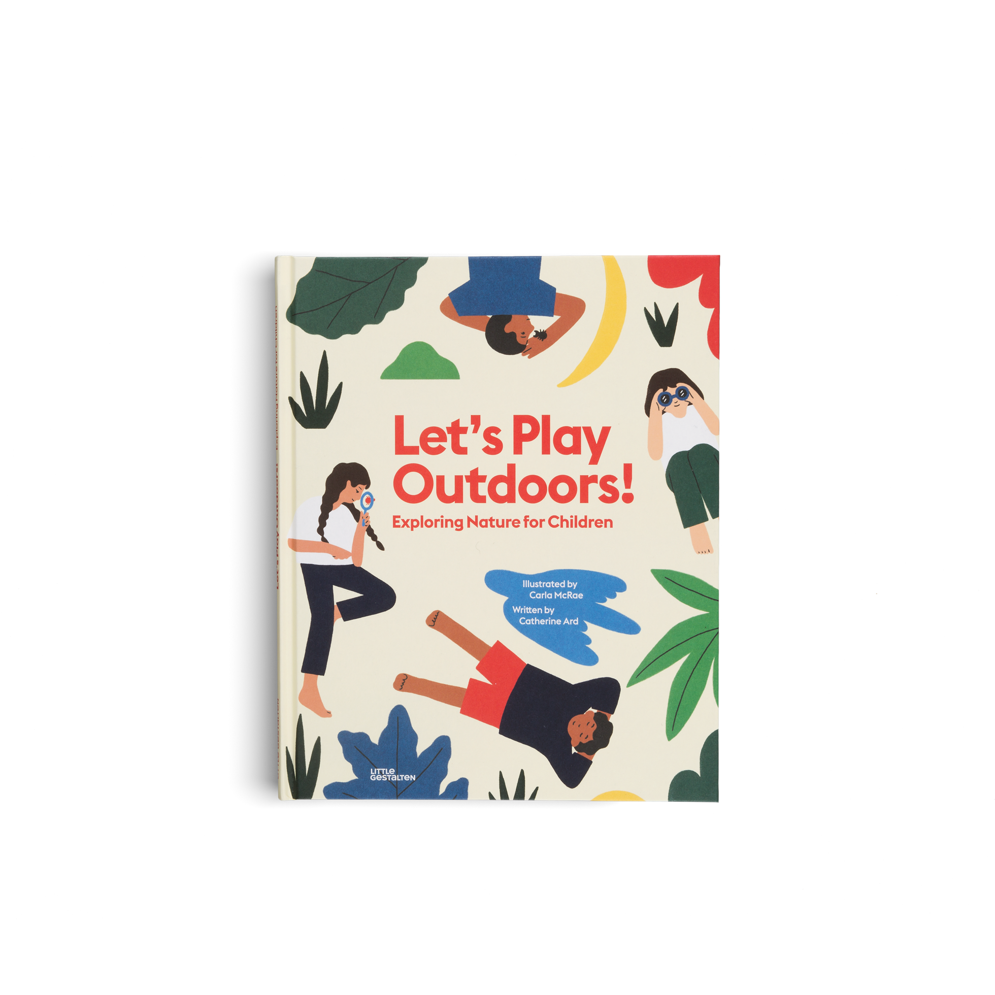 Let's play outdoors a children's book by little gestalten