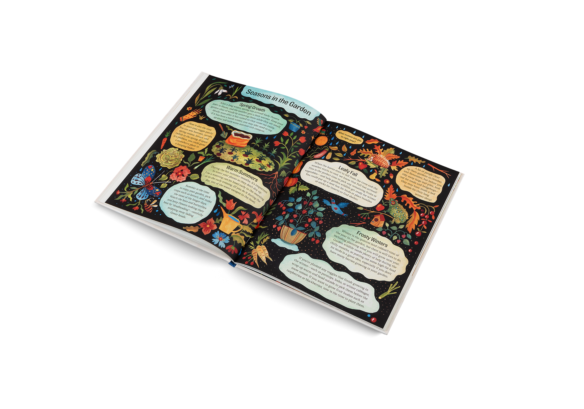 Little Green Fingers shows you the different seasons in the garden.