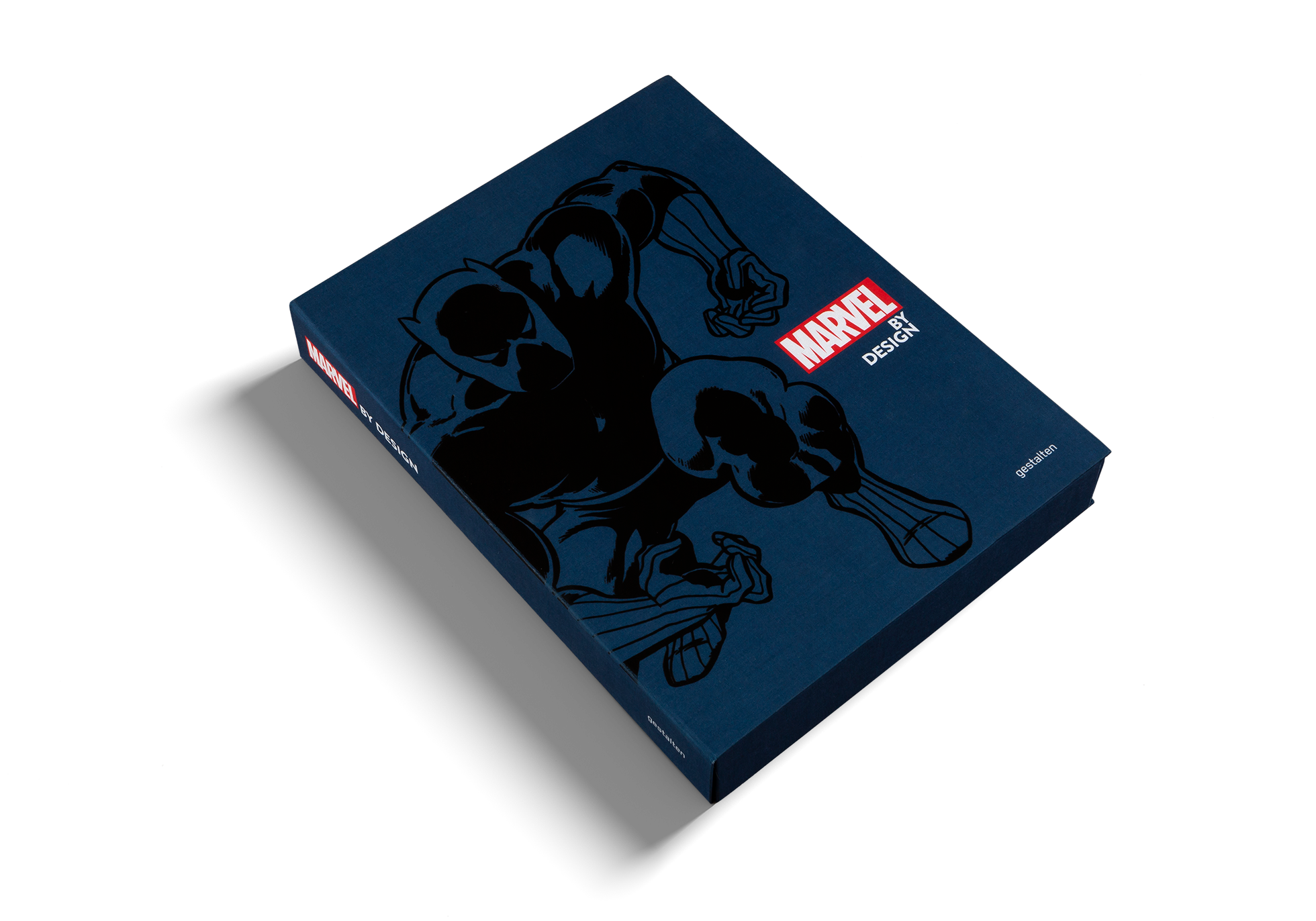 The box of the special edition of Marvel by Design by gestalten,