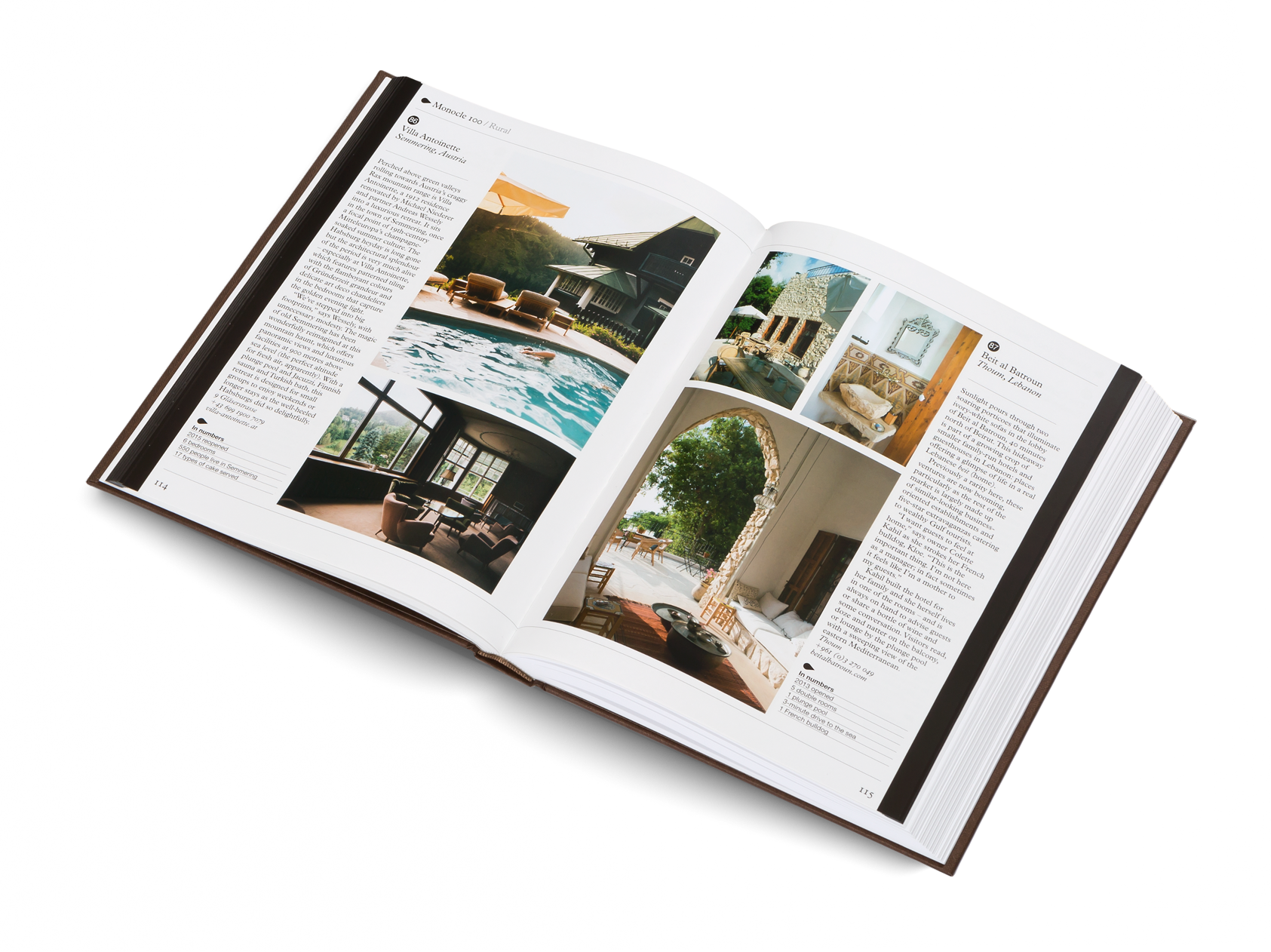 An hotel in Lebanon in The Monocle Guide to Hotels, Inns and Hideaways