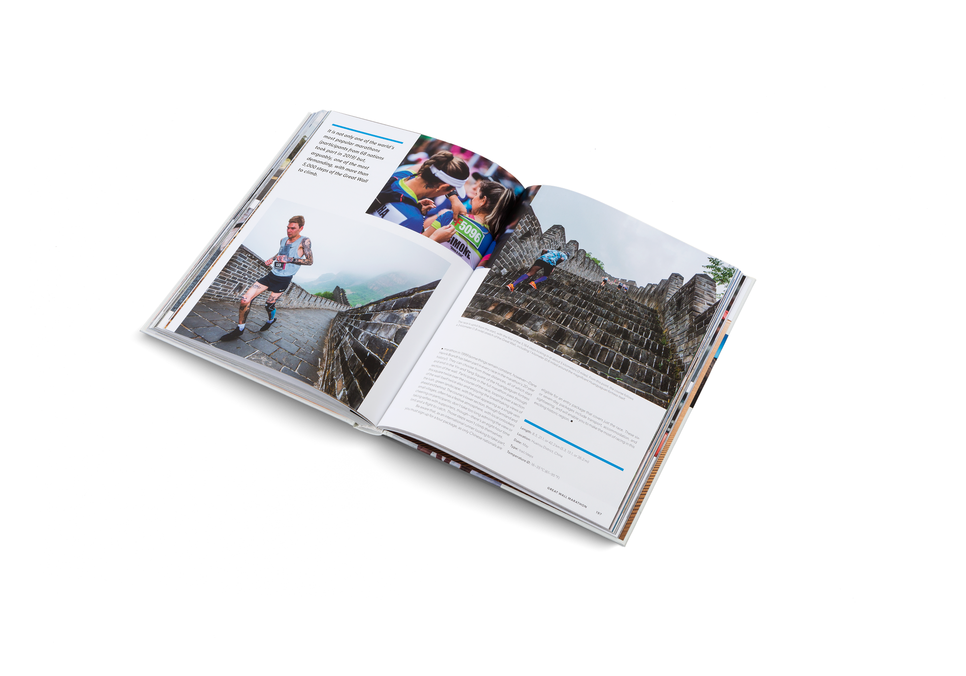 The Great Wall Marathon in China is not only one of the world’s most popular marathons (participants from 68 nations took part in 2019) but, arguably, one of the most demanding, with more than 5,000 steps of the Great Wall to climb.