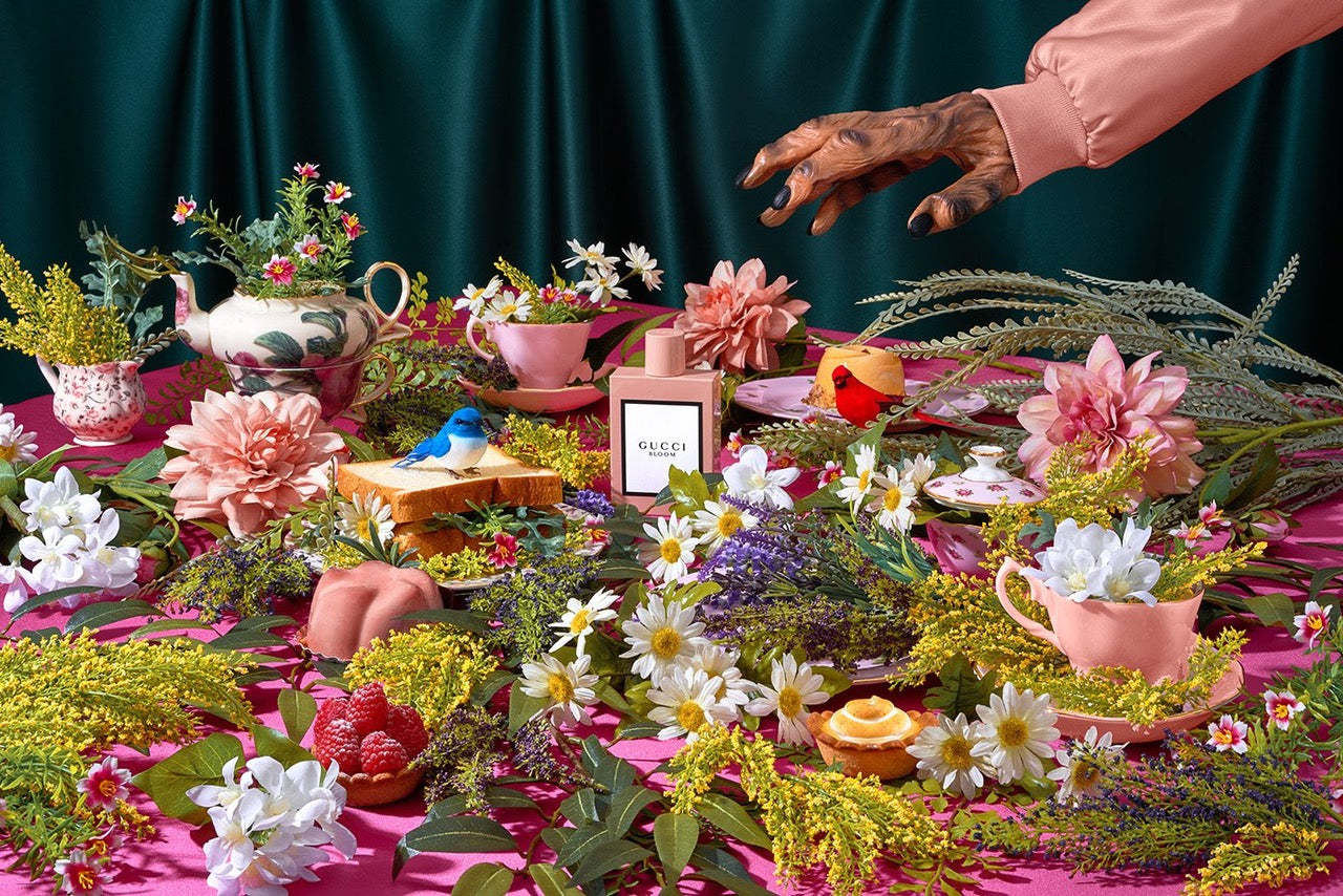 Gucci perfume advertising