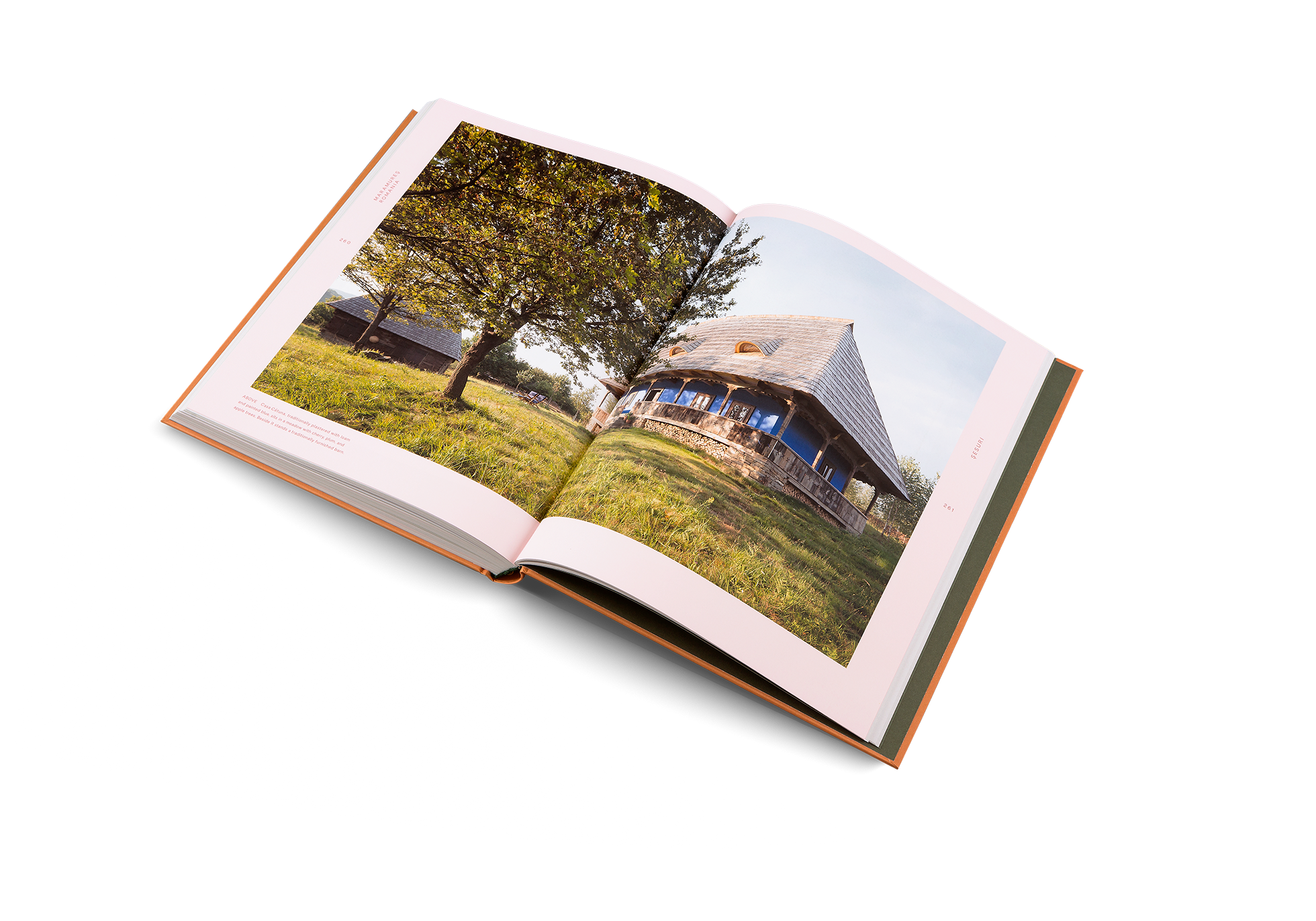 Casa Catuna, traditionally plastered with loam and painted blue, sits in a meadow with cherry, plum, and apple trees. Beside it stands a traditionally furnished barn. Clara le Fort visited Casa Catuna and wrote about it in her book, Slow Escapes.