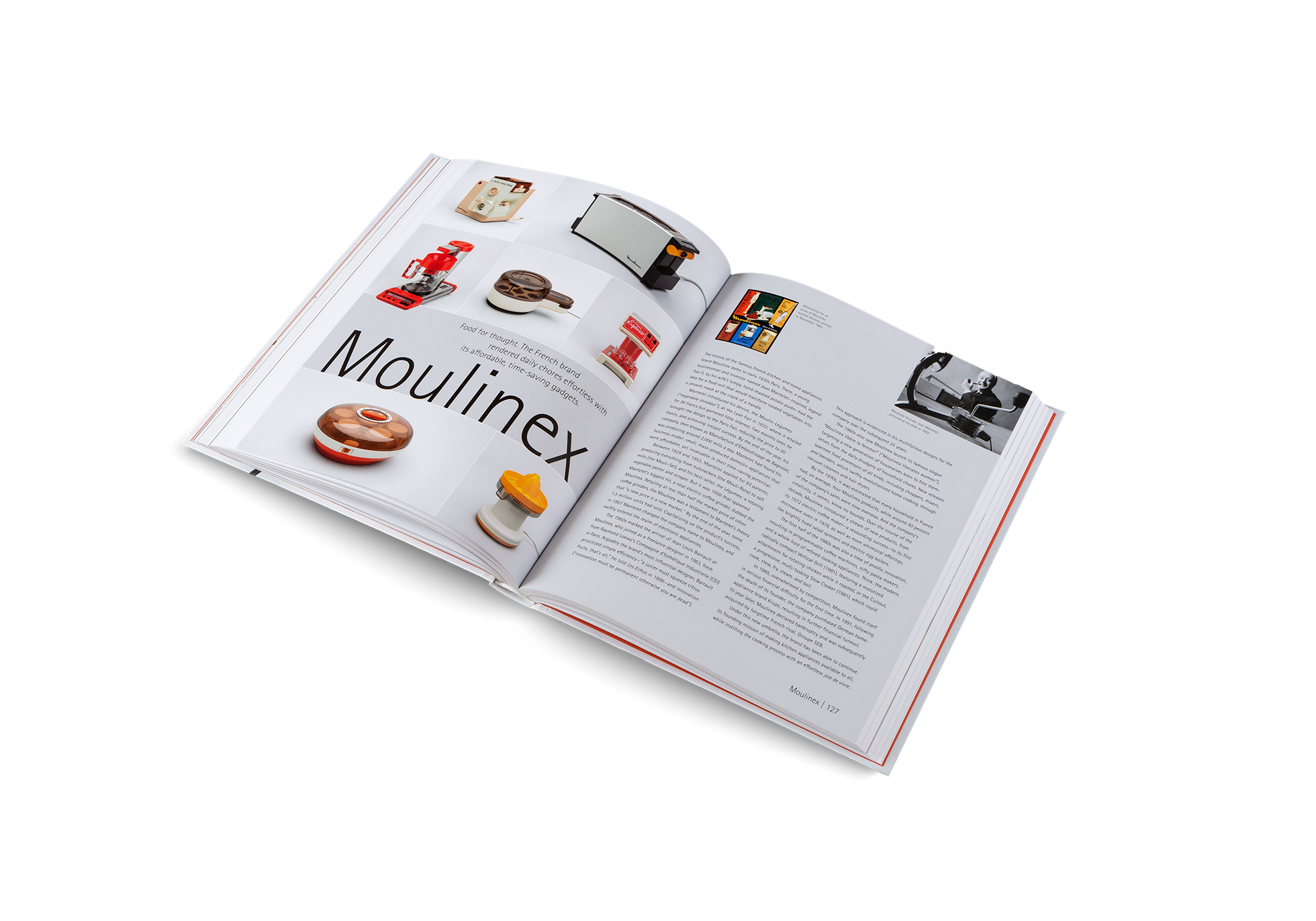 The iconic French brand Moulinex is one of the brands featured in Soft Electronics by gestalten