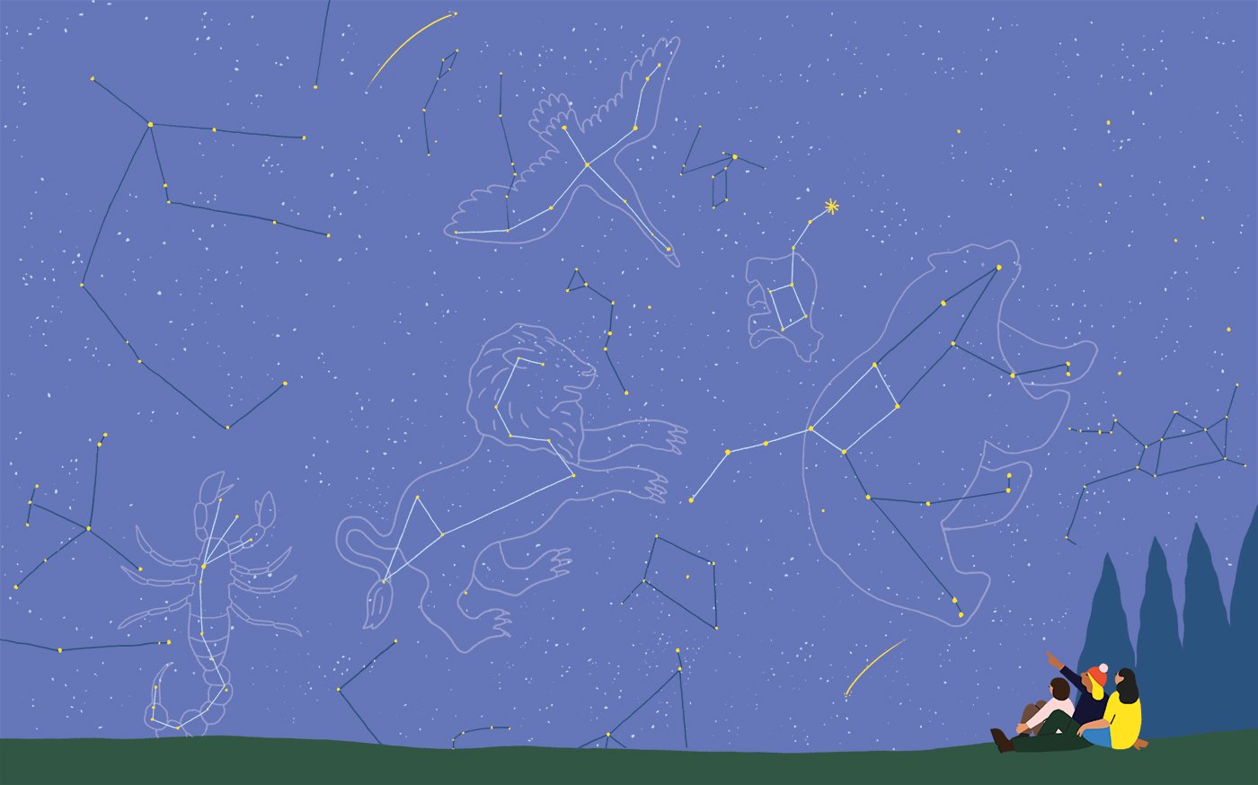 Star gazing in Let’s Play Outdoors!