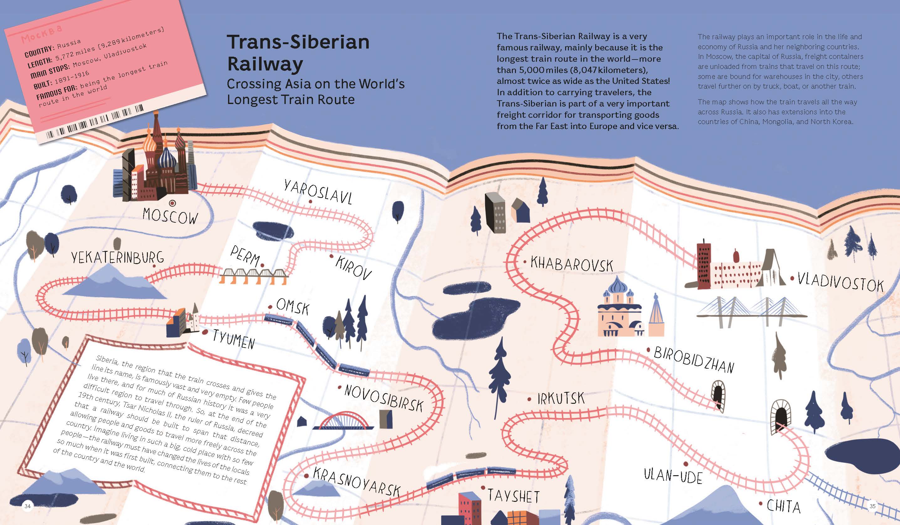 Discover the Trans-Siberian Railway in Tales of the Rails by Little Gestalten
