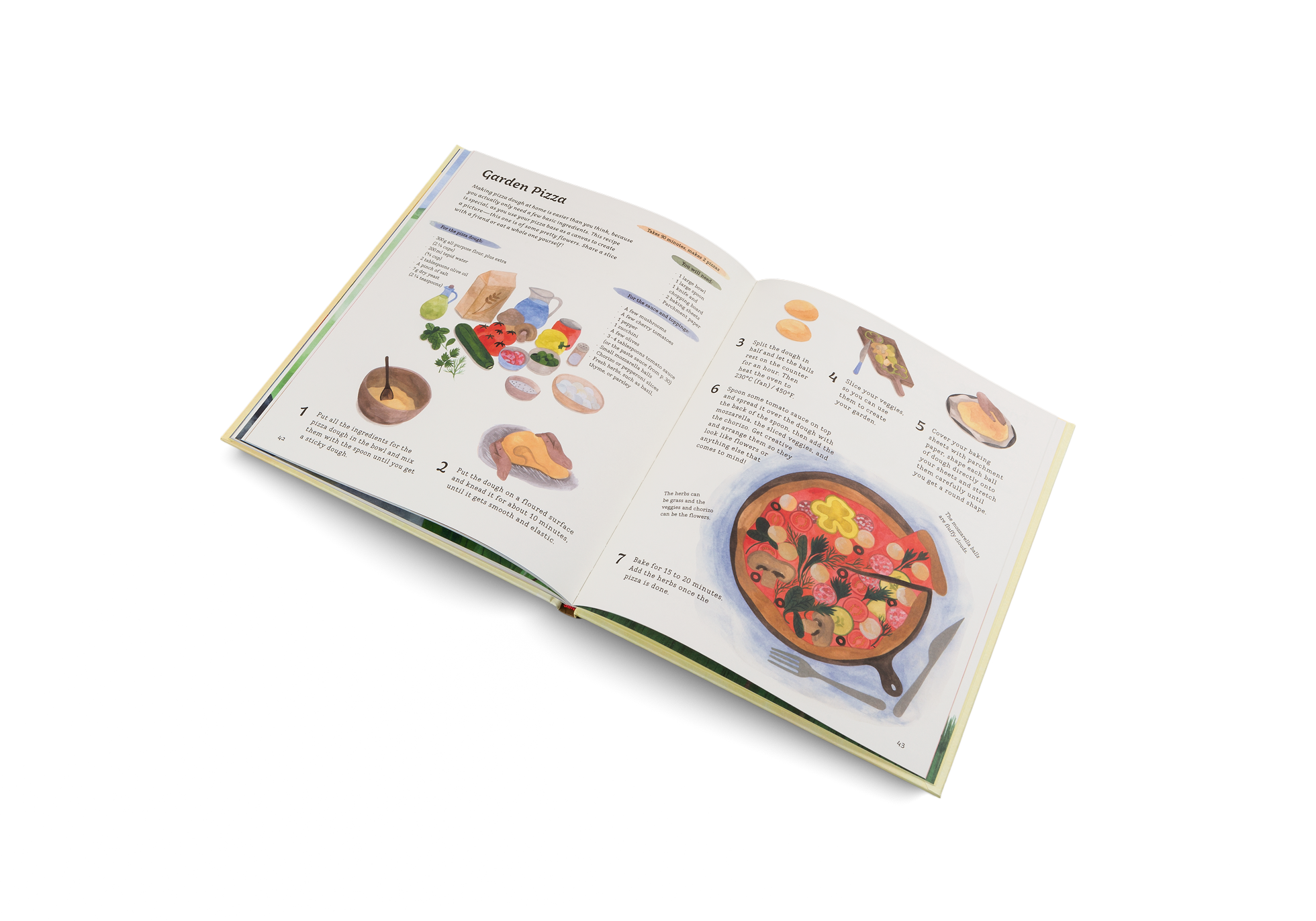 Tasty Treats by Little Gestalten shows how to bake a pizza