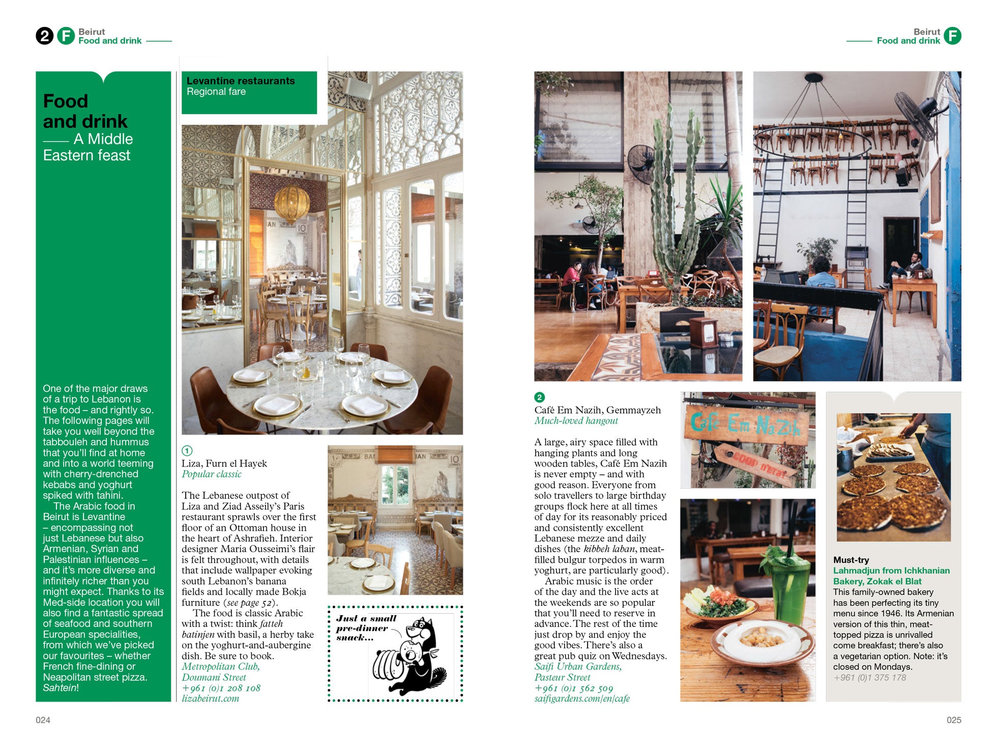 Delicious restaurants in Beirut with the Monocle Travel Guide