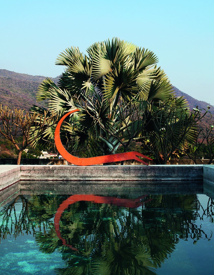 Sculpture of a Mexican Snake in Santa Catarina House