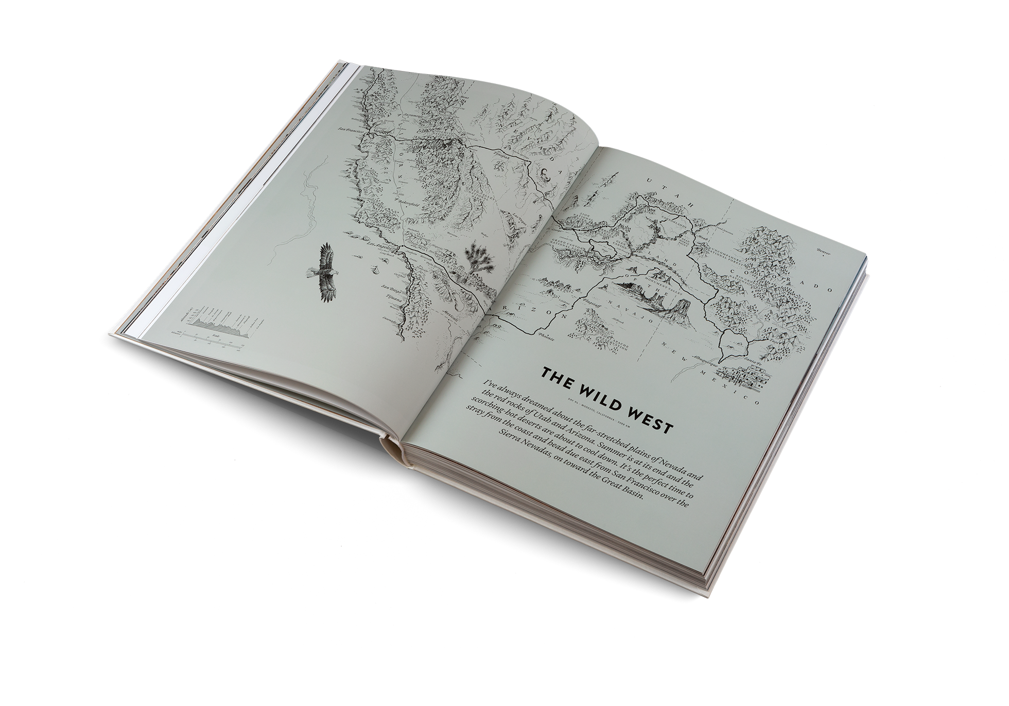 "I’ve always dreamed about the far-stretched plains of Nevada and the red rocks of Utah and Arizona. Summer is at its end and the scorching-hot deserts are about to cool down. It’s the perfect time to stray from the coast and head due east from San Francisco over the Sierra Nevadas, on toward the Great Basin." said Martijn Doolaard in Two Years on a Bike