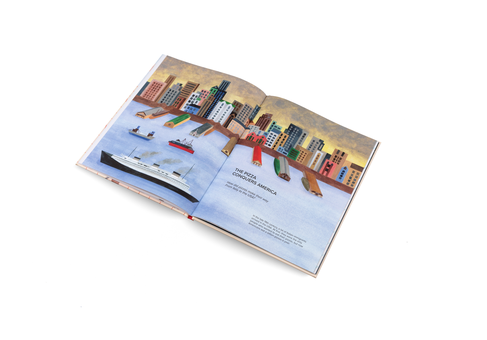 In We Love Pizza by Little Gestalten, you will discover how the pizza conquered America.