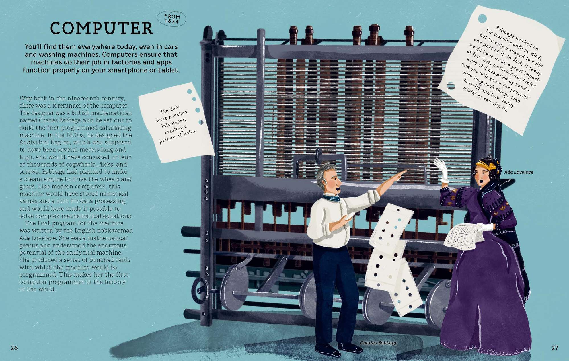 Who Invented This? by Little Gestalten tells you who invented computer.