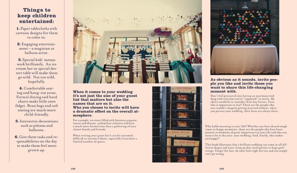 Just Married Wedding book gestalten inspiration