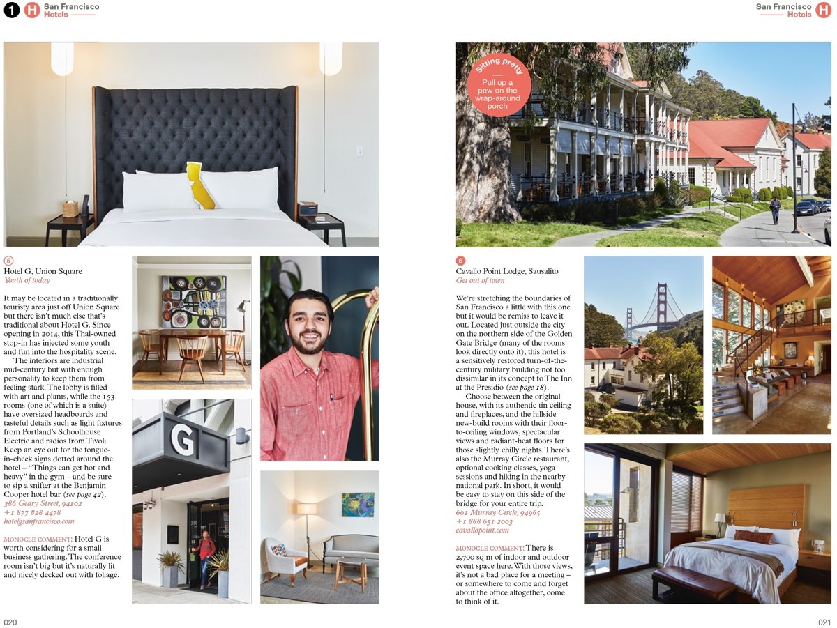 Best hotels in San Francisco in The Monocle Travel Guide