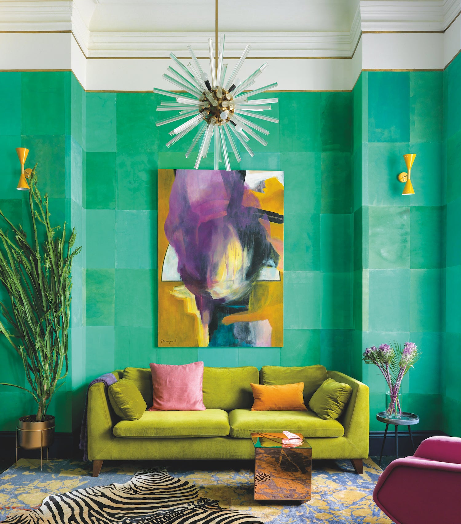 playful interior design in the House of Glam