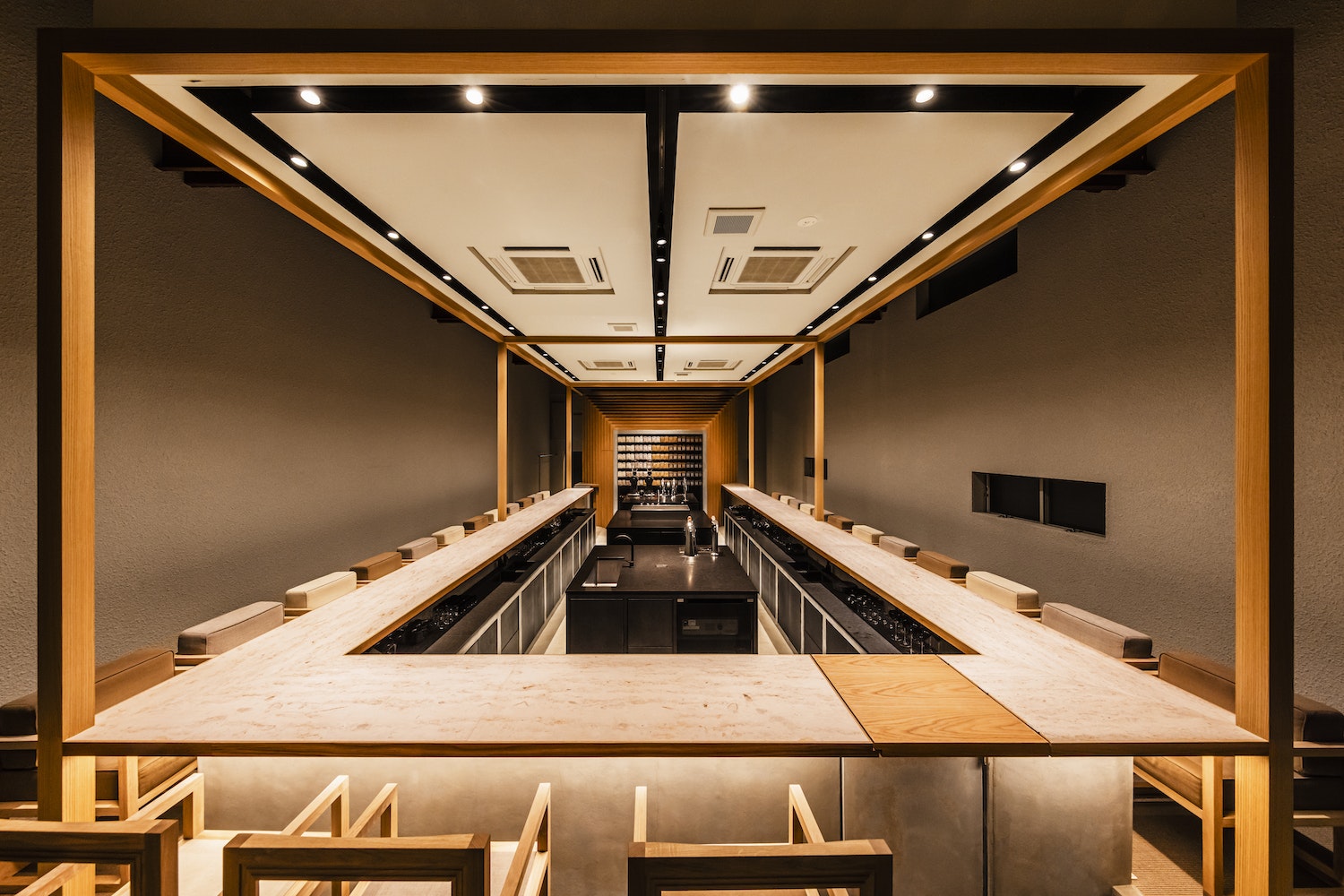 Koffee Mameya Kakeru is a true coffee experience, one that feels closer to dining at a Michelin-starred restaurant than sipping on a latte at your local neighborhood café. This reservation-only coffee bar offers coffee, coffee cocktails, and coffee-tasting menus in a converted warehouse in the middle of Tokyo’s self-proclaimed coffee town, Kiyosumi-Shirakawa. Mameya translates as “beans shop”. Find out more about this place in Designing Coffee.