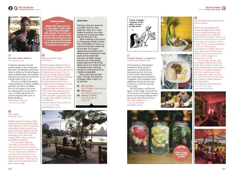 Restaurants in The Monocle Travel Guide to Rio de Janeiro