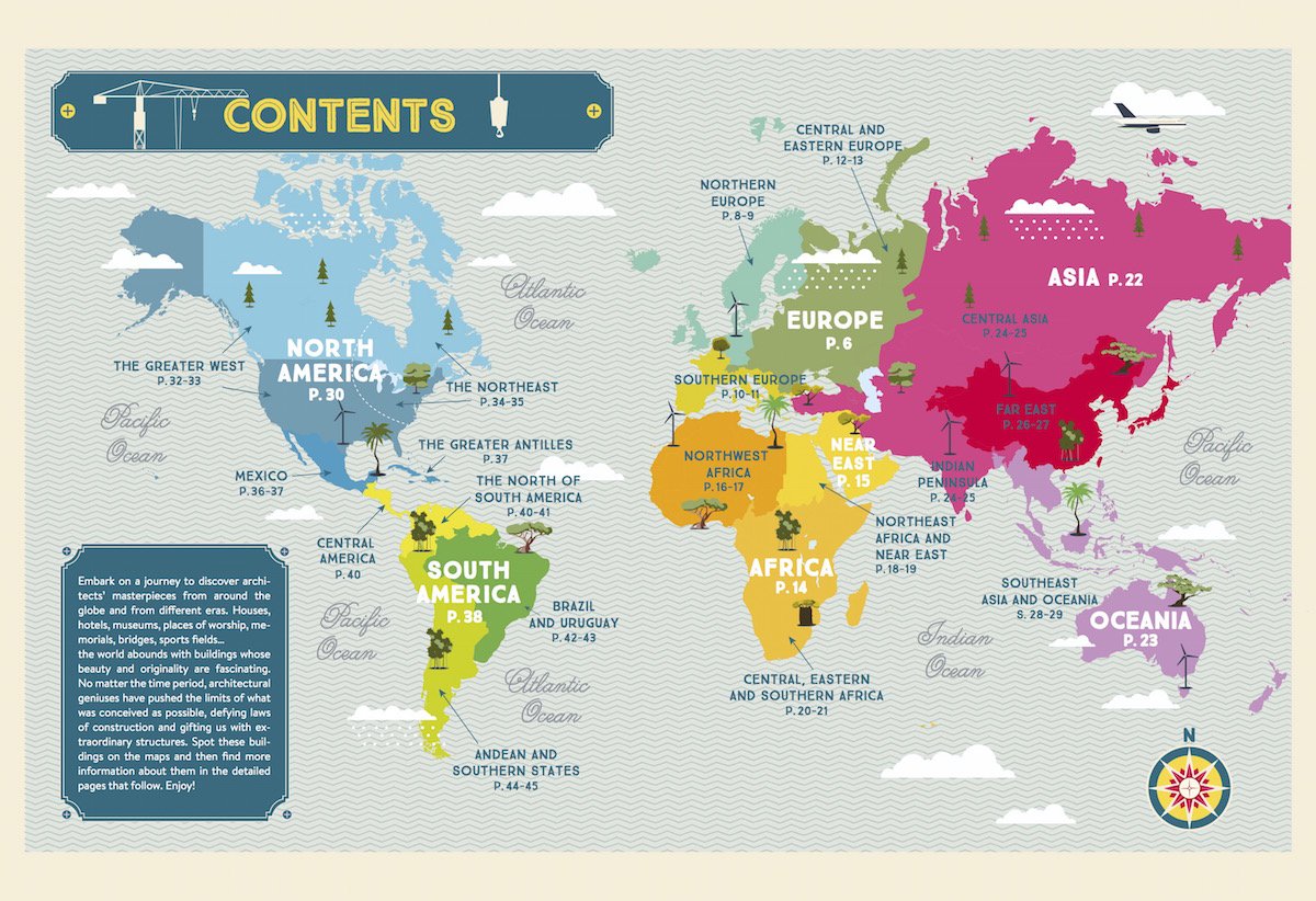 The Illustrated Atlas of Architecture and Marvelous Monuments 978-3-89955-775-6