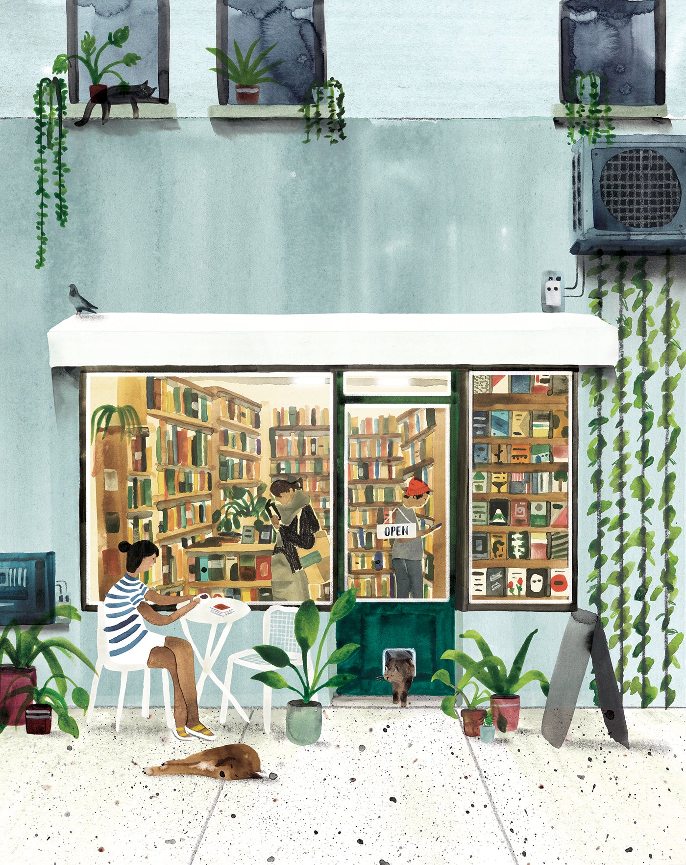 Marc Martin Paints The Perfect Bookstore