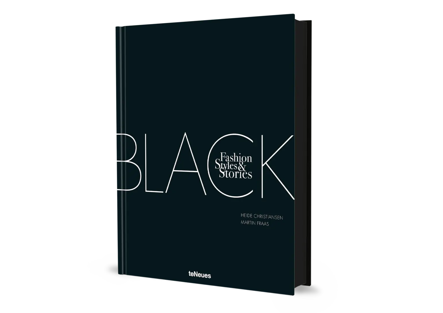Cover of the book titled 'Black: Fashion, Style & Stories' featuring a predominantly black color scheme with white and grey text.