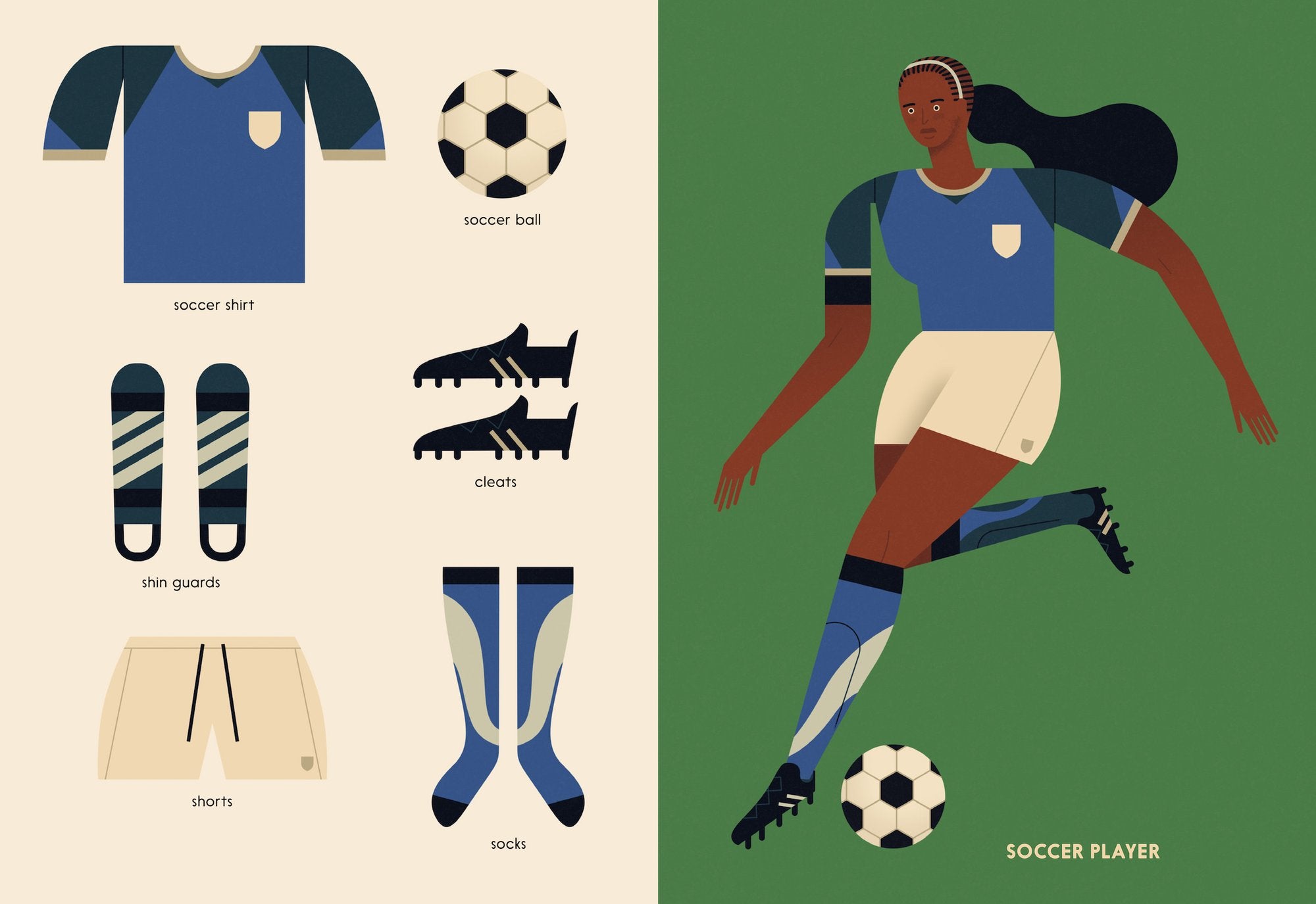 A soccer Player in The Who's Who of Grown-Ups