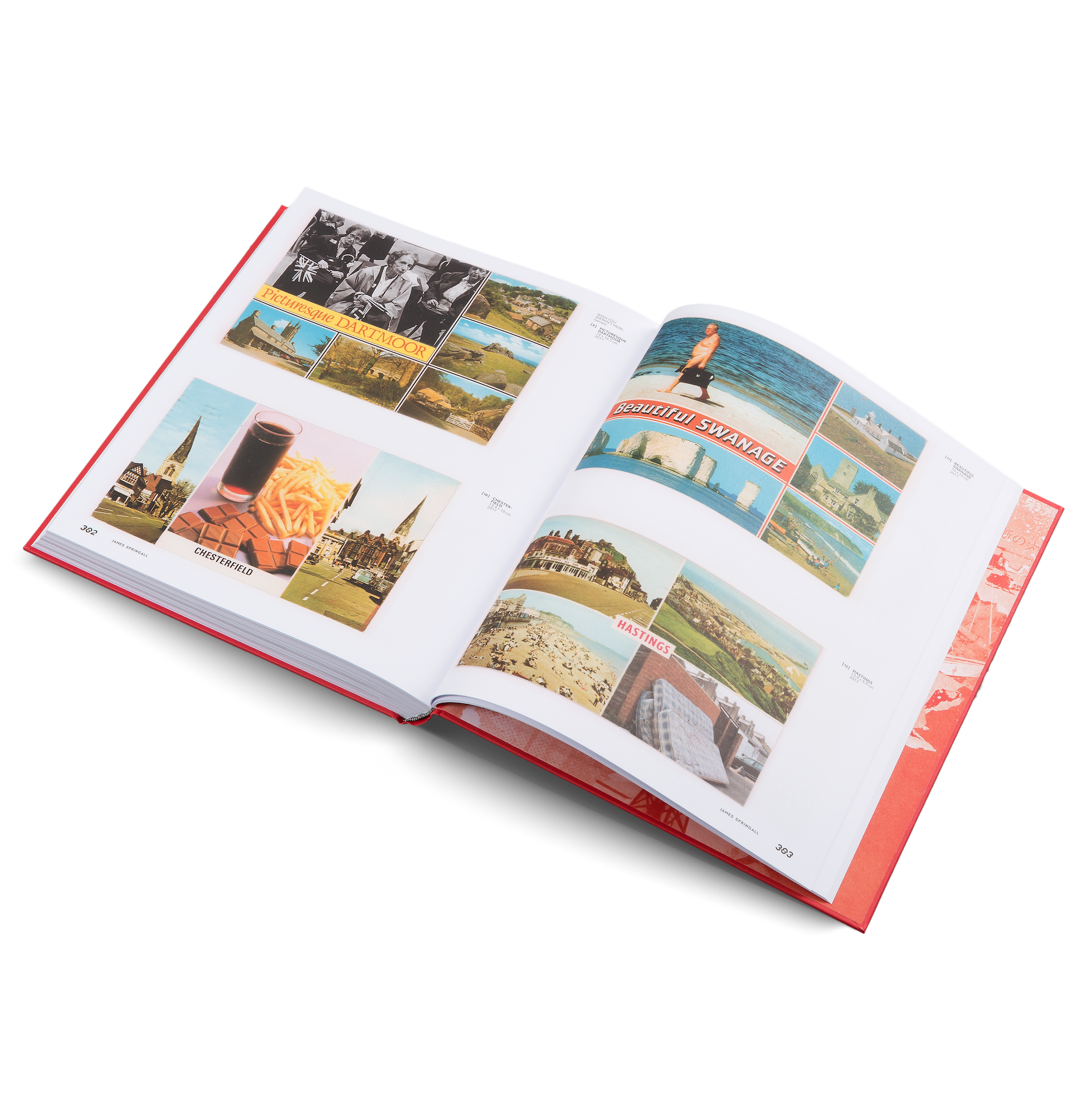 Postcards and collages by James Springall in The Age of Collage 3 by gestalten