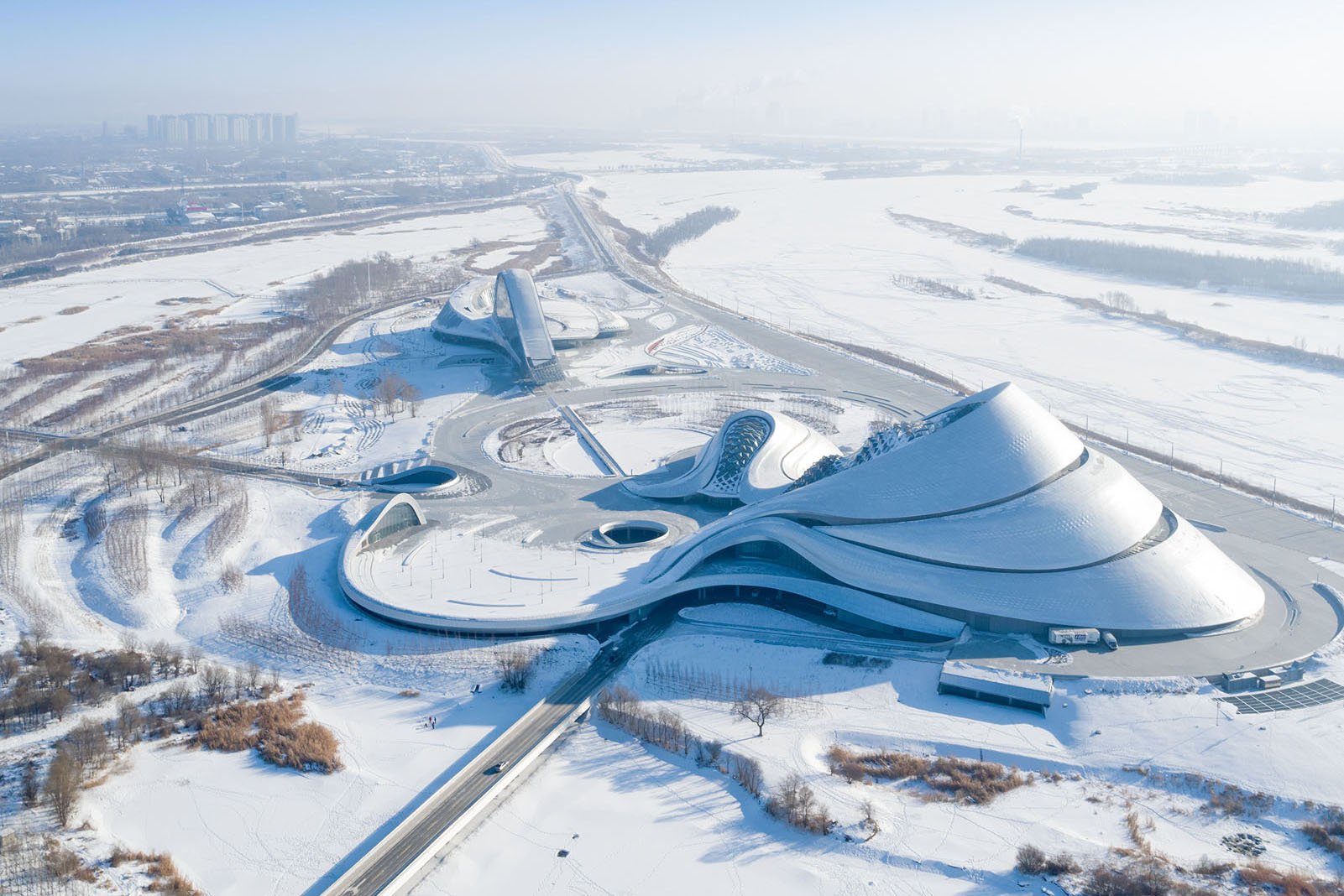 Human Endeavor, Art, and Nature Converge in the Sublime Harbin Grand Theatre by MAD Architects