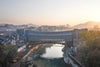 Jishou Art Museum by Atelier FCJZ is a bridge that gives city dwellers a chance to appreciate art while crossing the river