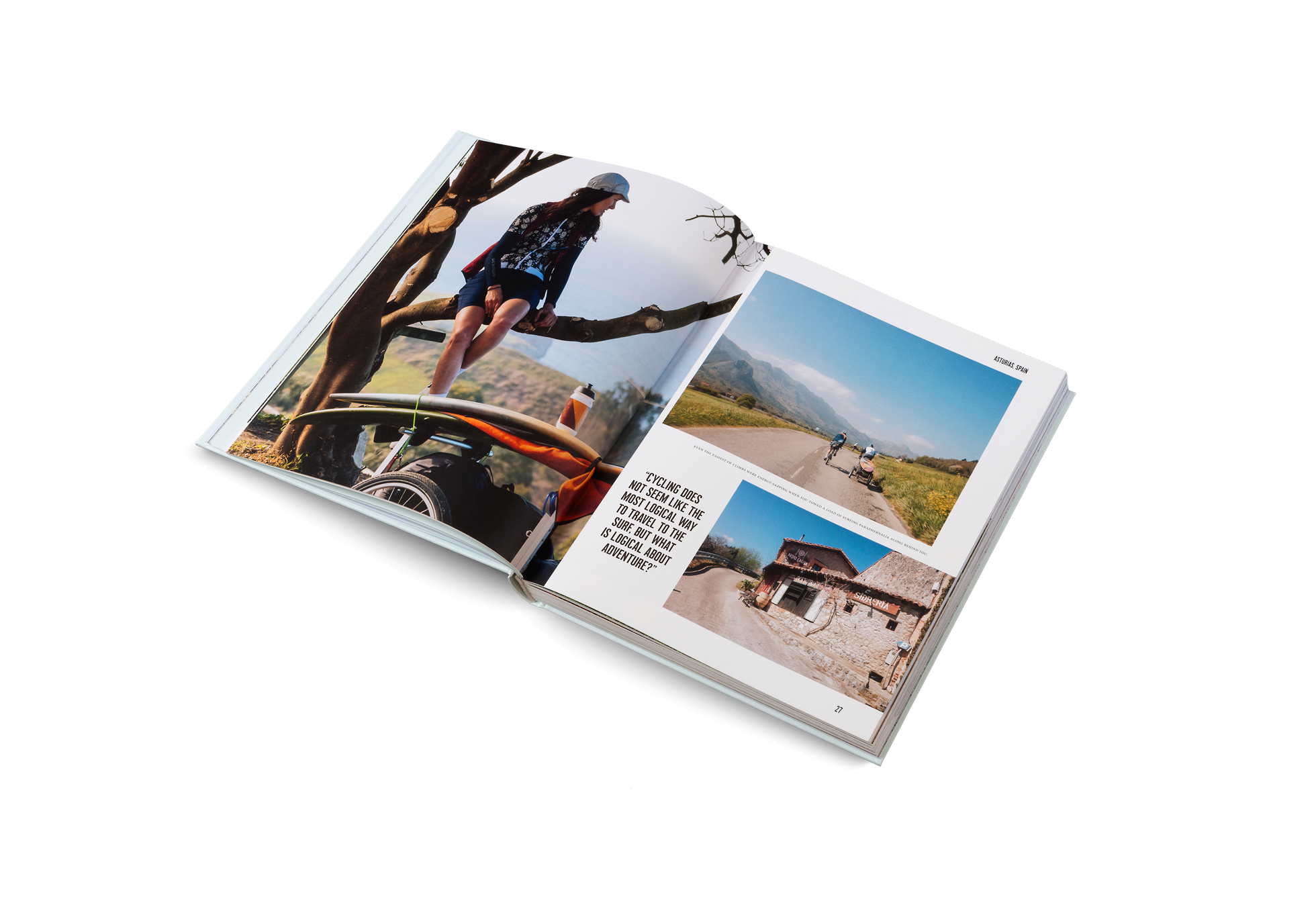 Surfing and bikepacking do not seem like the most logical way to travel but what is logical about adventure?