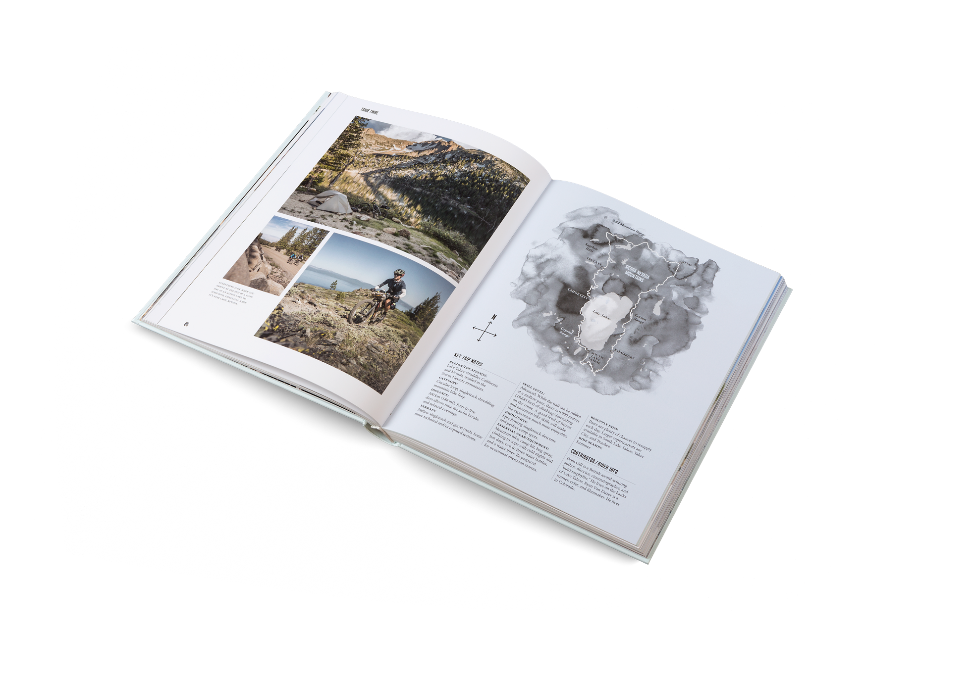 Discover bikepacking around Lake Tahoe in the Sierra Nevada Mountains.