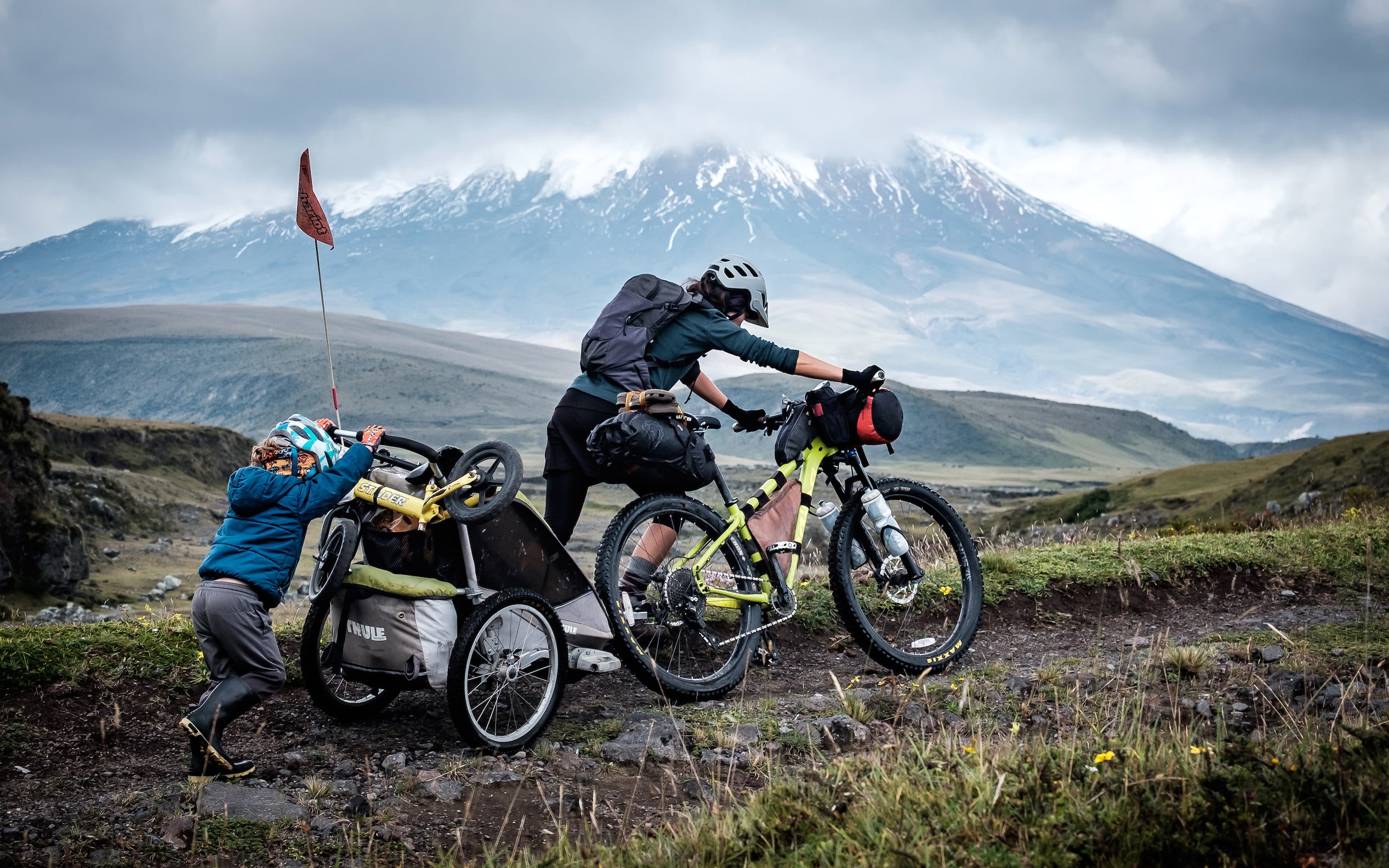 Bikepacking can also be a family adventure