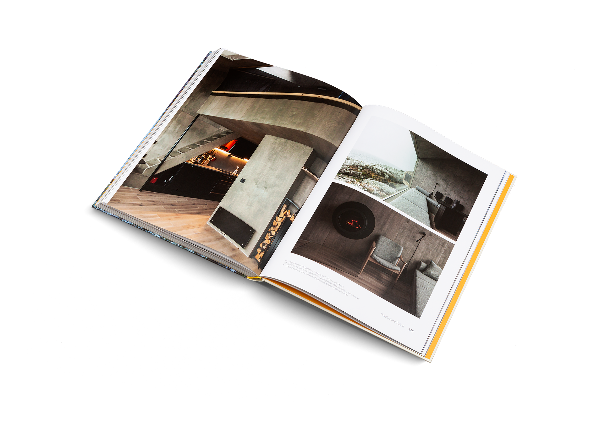 Flokehyttene Cabins by Holon Arkitektur is overlooking the Westen Norwegian coast. It is a beautiful cabin featured in Cabin Fever by gestalten.