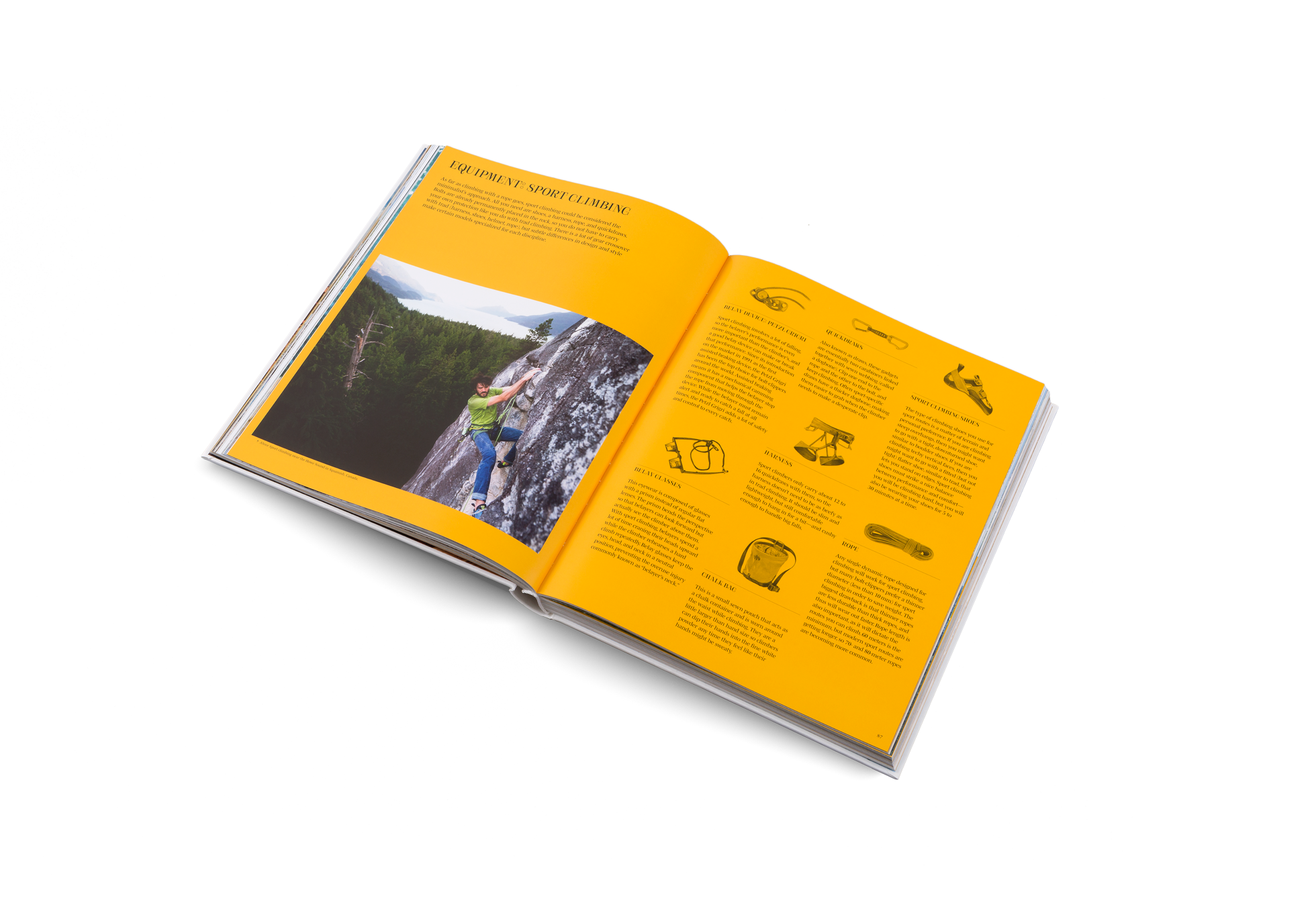 List of sport climbing equipment in Cliffhanger