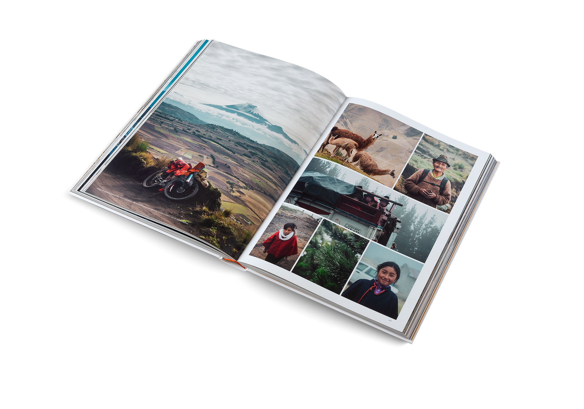 Martijn Doolaard a voyagé dans les Andes avec son vélo.