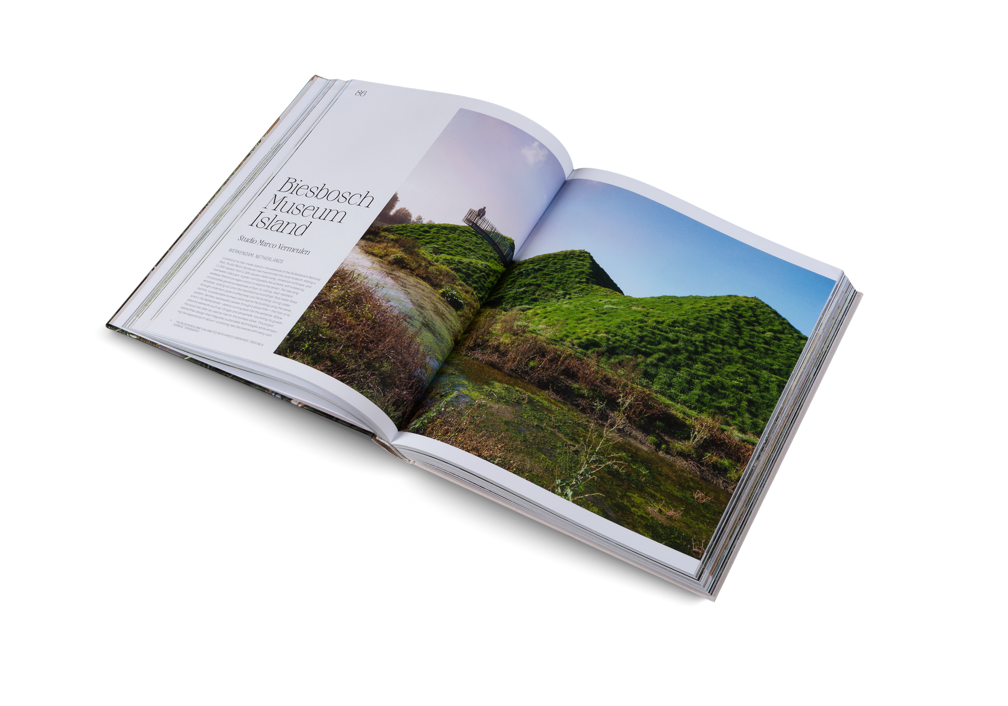 Like an undiscovered ruin overgrown with vines, there is a romantic imperfection to act_romegialli’s Green Box—making it all the more beautiful. Over time, a cloud of vegetation has covered this renovated building, guided by a pitch roof-shaped support structure that envelops its original stone walls and flat, concrete roof. Using a very limited palette of wood, concrete, and galvanized steel, the design balances the language of industrial and practical spaces with that of a tranquil garden hideaway.