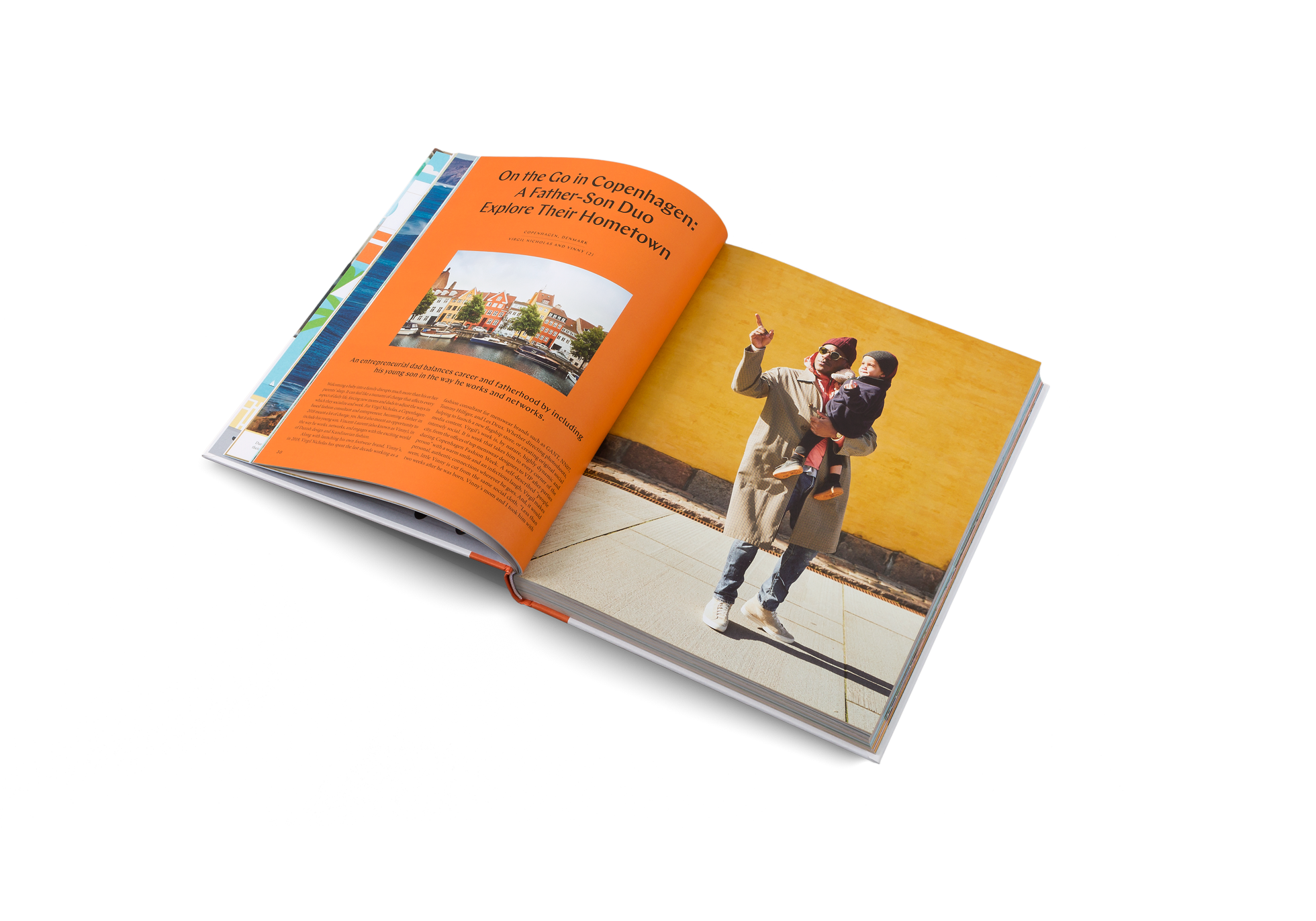 A father-son duo explore their hometown, Copenhagen in Family Adventures by gestalten