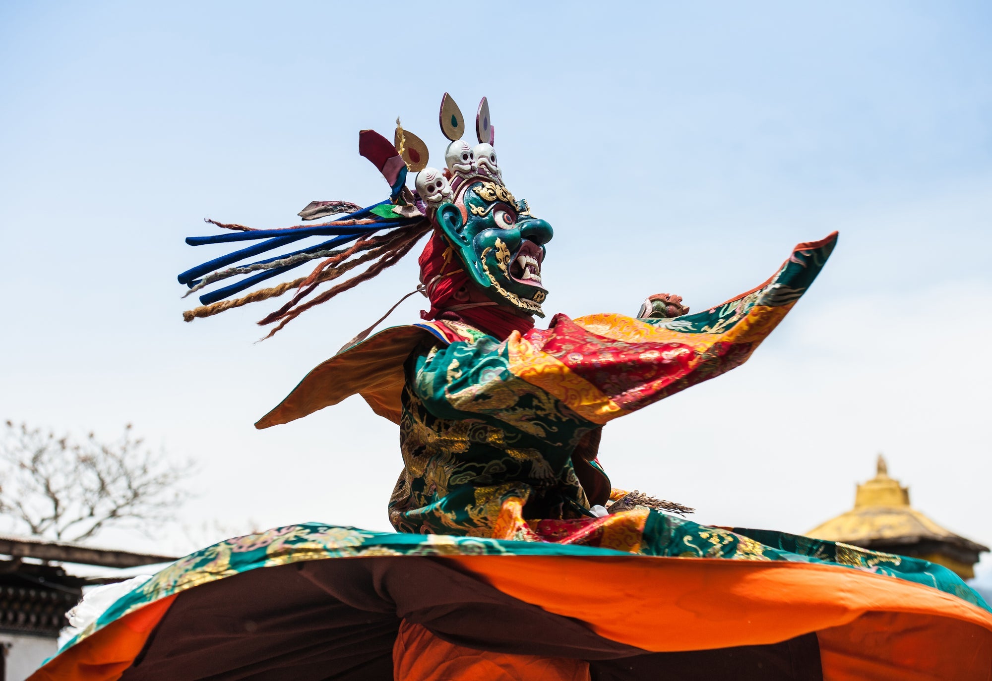 Sacred mask dances are synonymous with Tschechus in Bhutan. Read more this Buddhist religious festivals in Wanderlust Himalaya.