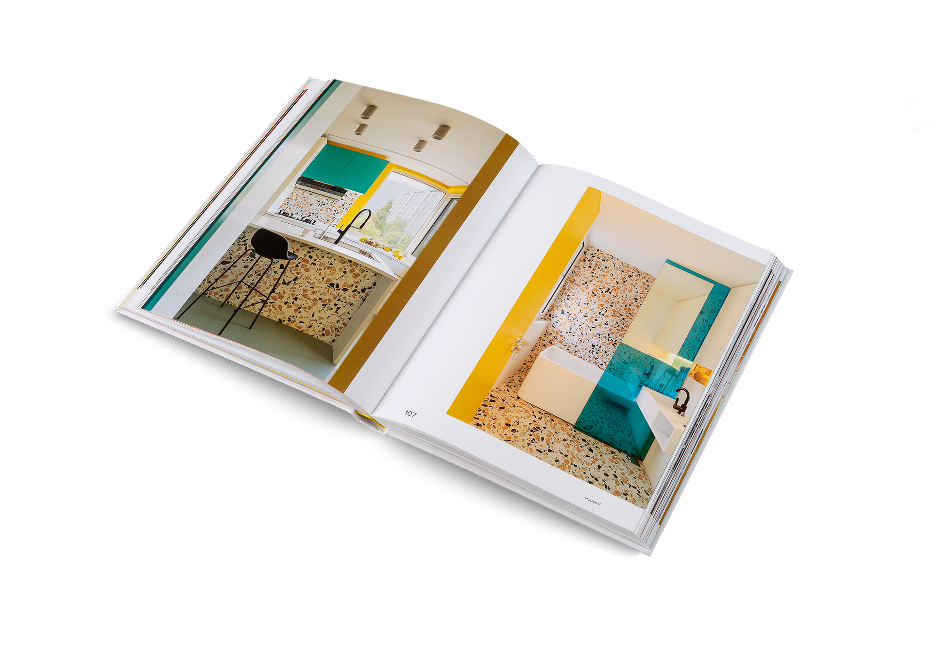 The first and most drastic step in the total overhaul of the top two floors of this five-level terrace house in northern Beijing was to open up the space. The existing staircase was demolished, partition walls removed, and, where possible, structural walls were perforated to create continuous lines of sight. With all that natural light flowing through the now-open space, the architects went a step further with a splash of yellow throughout. Discover House P by MDDM Studio in House of Joy by gestalten.