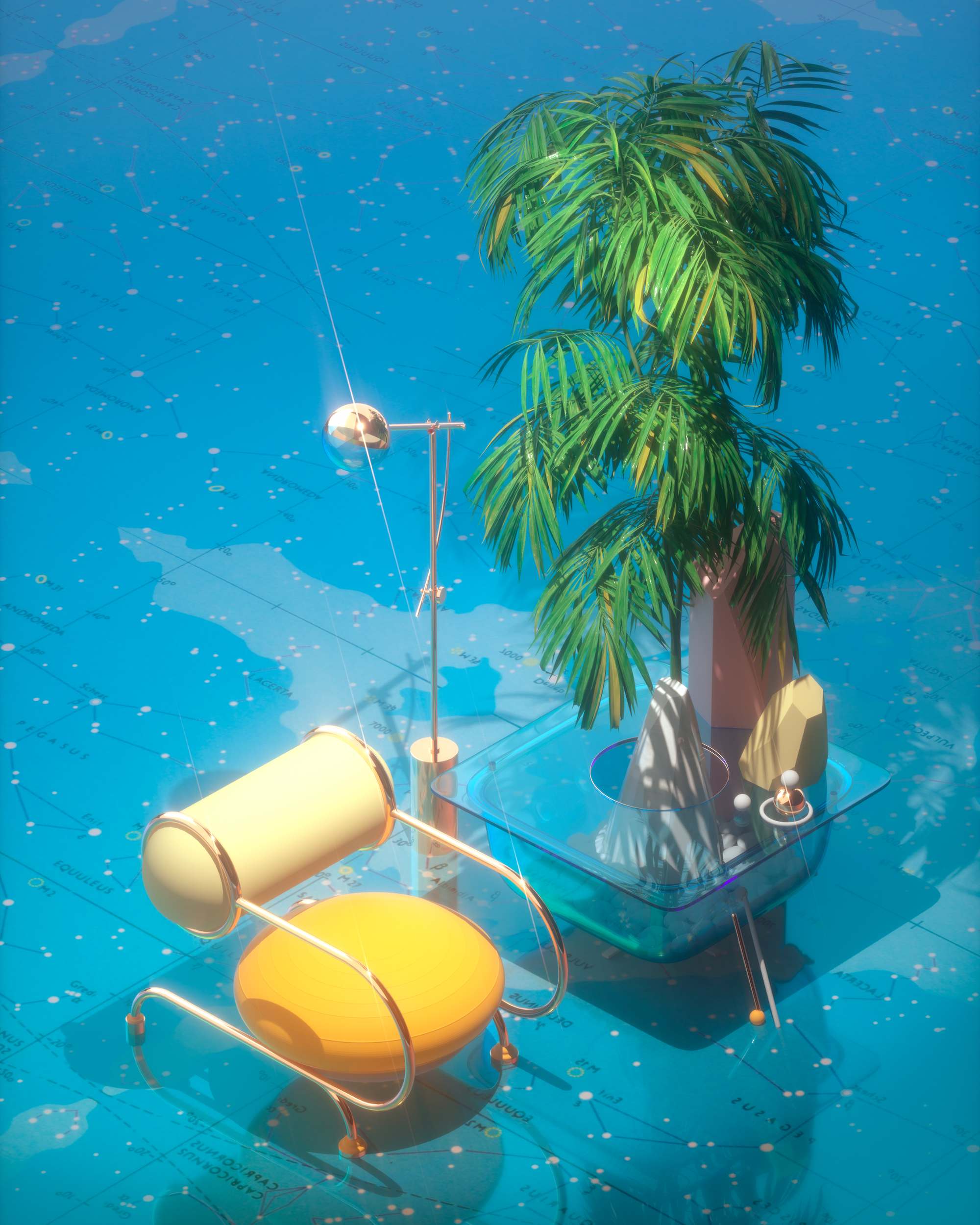 Artificial interior design in Dreamscapes & Artificial Architecture