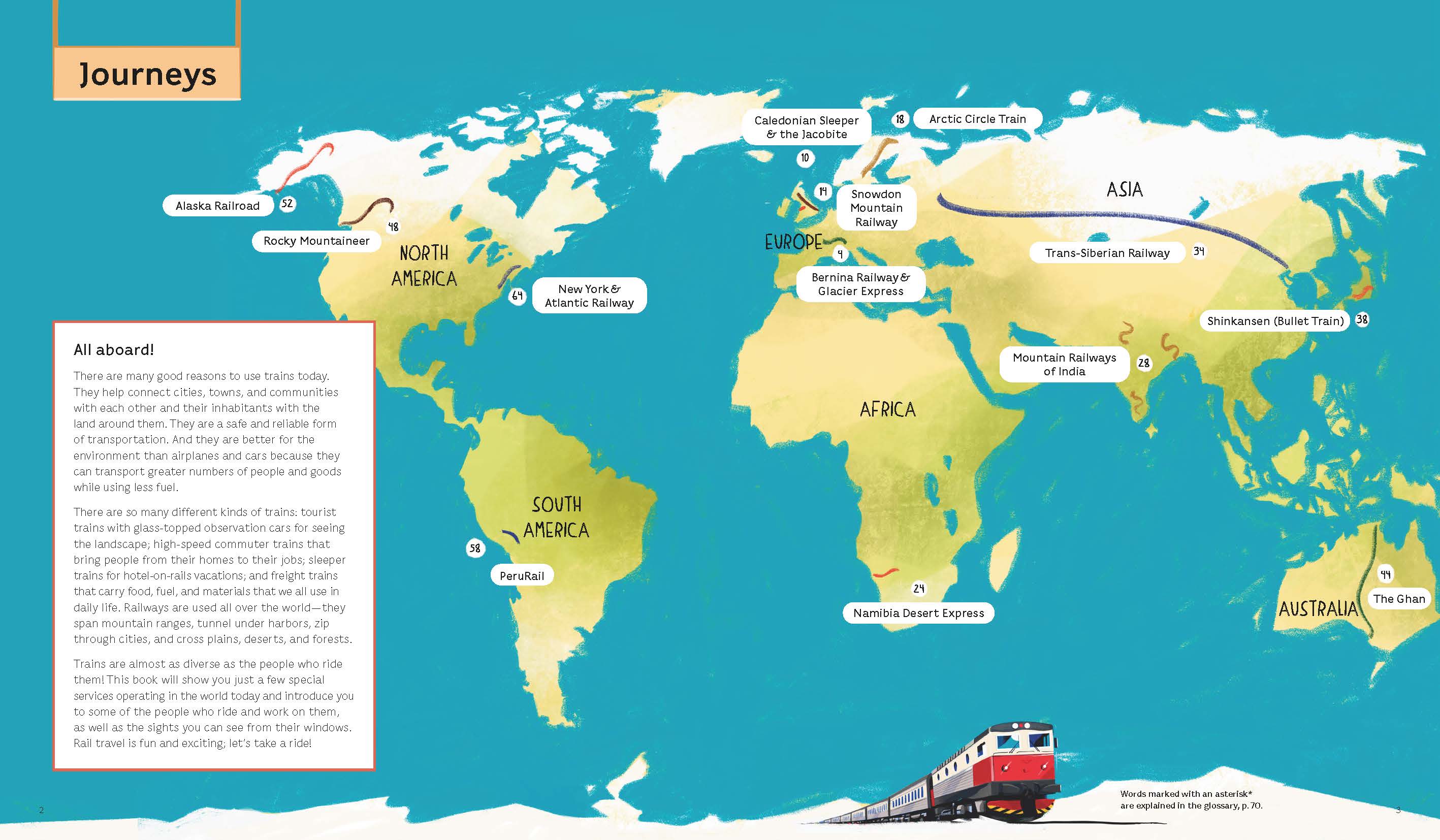 Discover the most legendary train routes of the World with Tales of the Rails by Little Gestalten