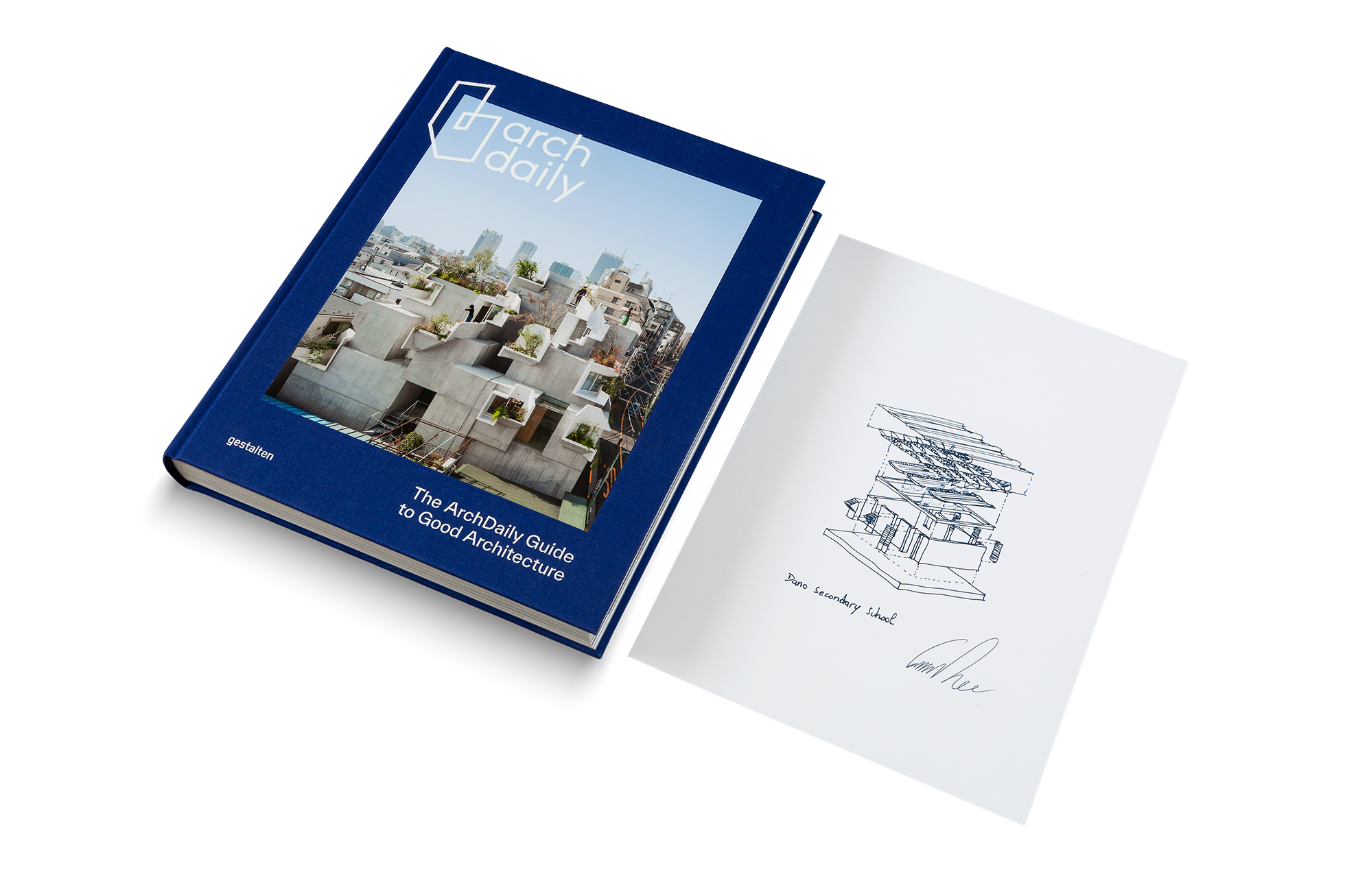 The special edition of The ArchDaily's Guide to Good Architecture includes a print of the Burkinabé architect, Diébédo Francis Kéré, Pritzker Prize winner.