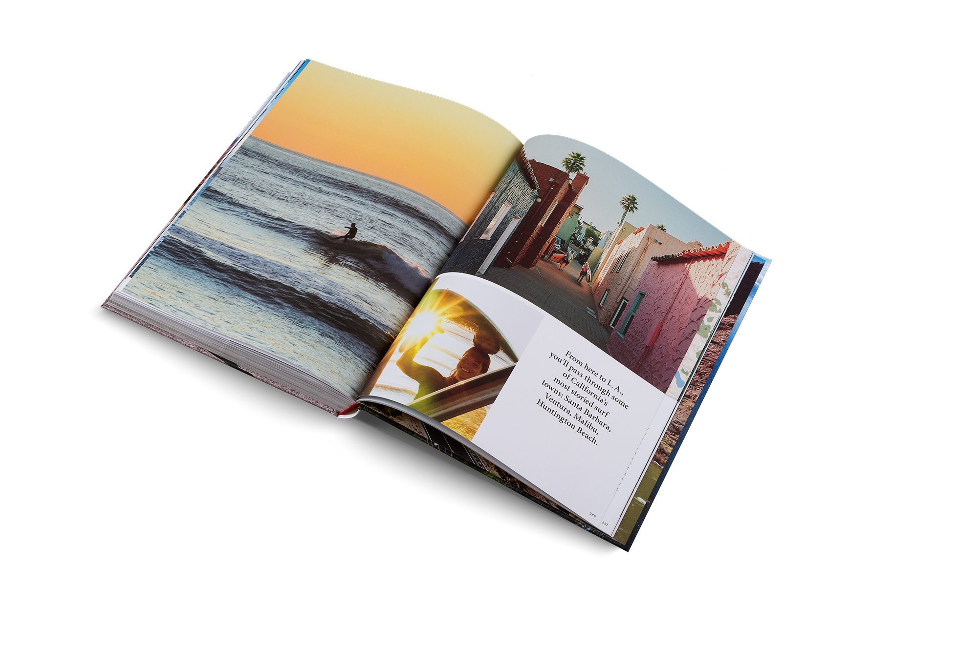 From here to L.A., you’ll pass through some of California’s most storied surf towns: Santa Barbara, Ventura, Malibu, Huntington Beach. Find out more about this road trip in The Great American Road Trip.