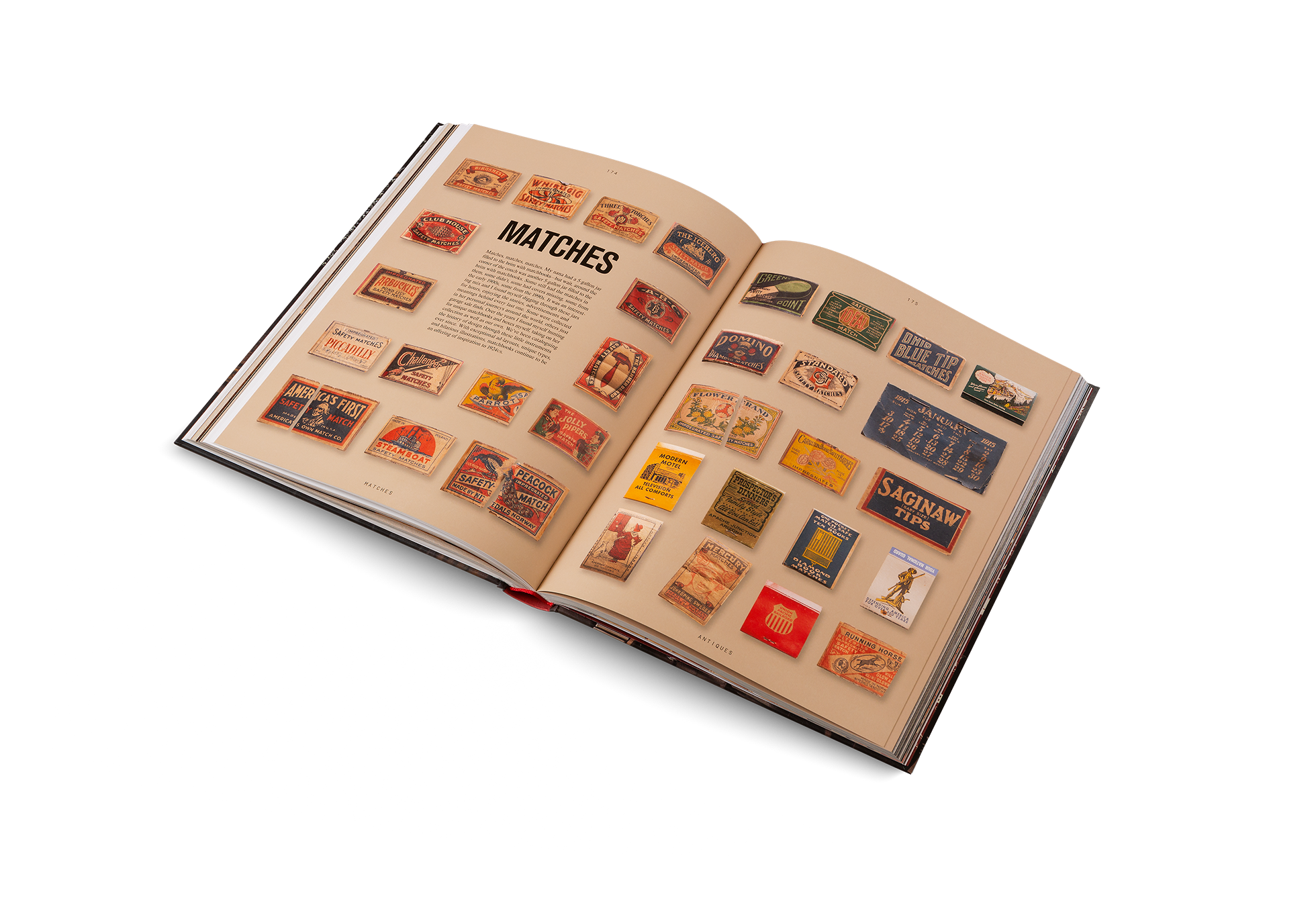 Christian Watson collects matches and older curiosities from the past.